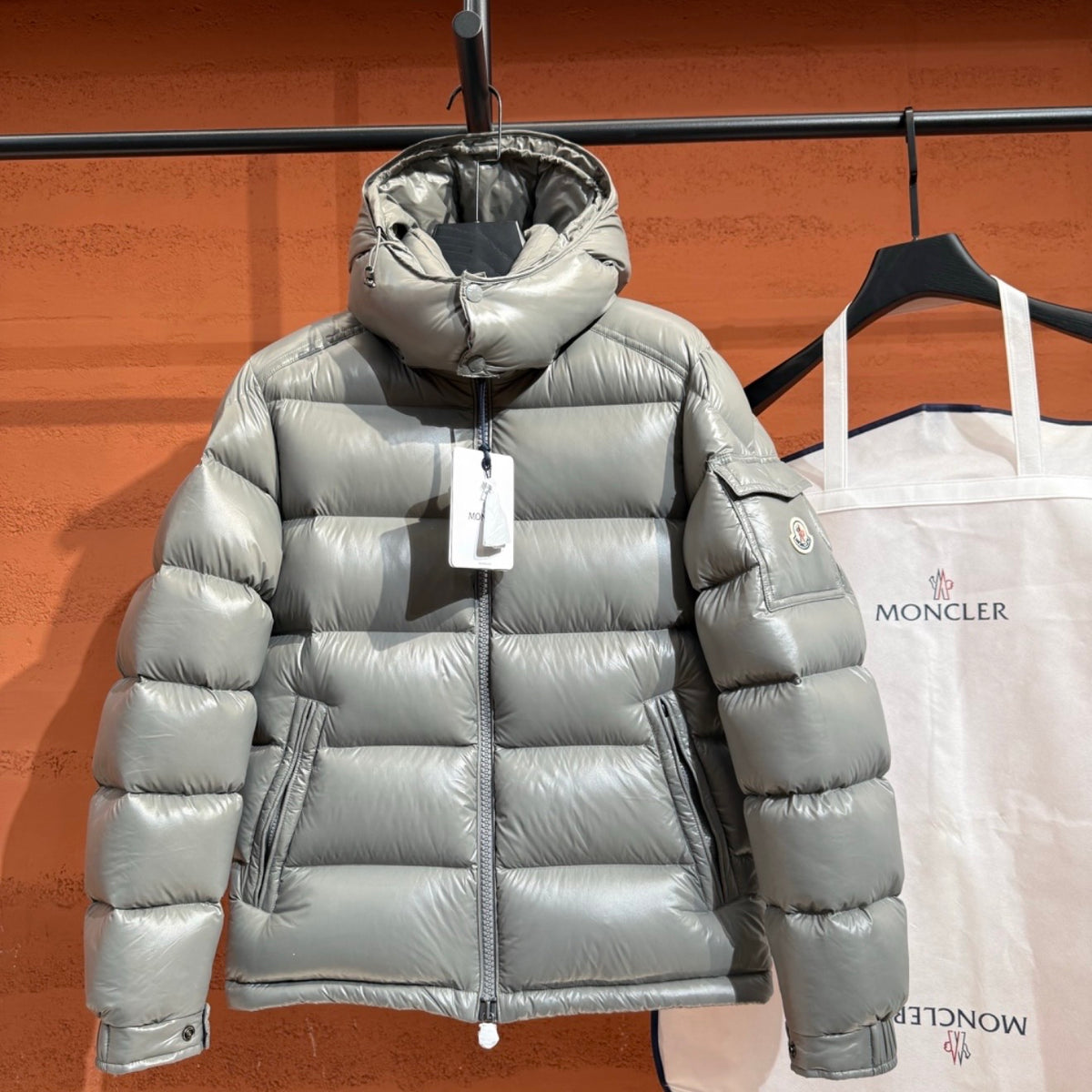 (PRE ORDER) MNCLR MAYA COAT - GREY