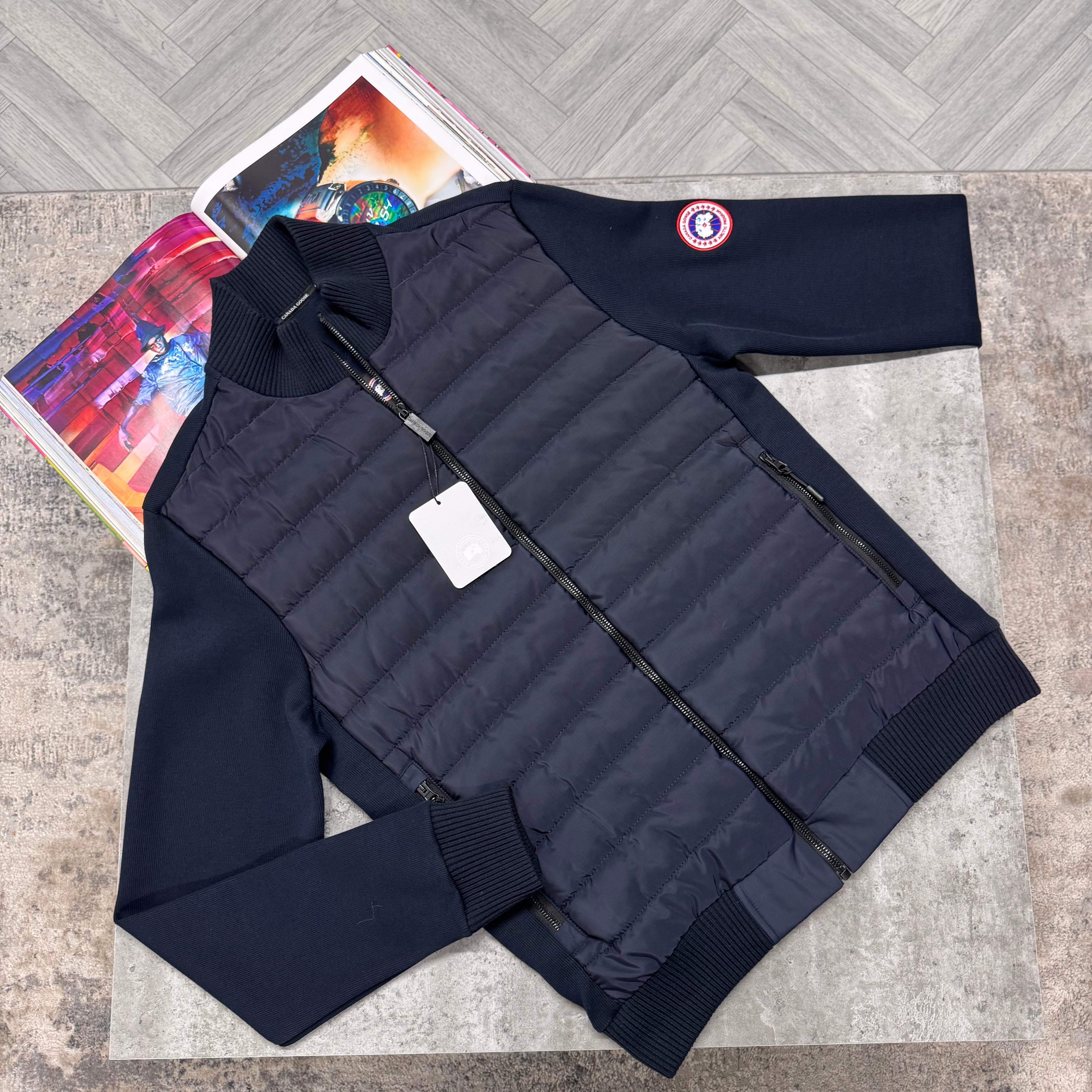 CG HYBRIDGE HURON ZIP JACKET - NAVY