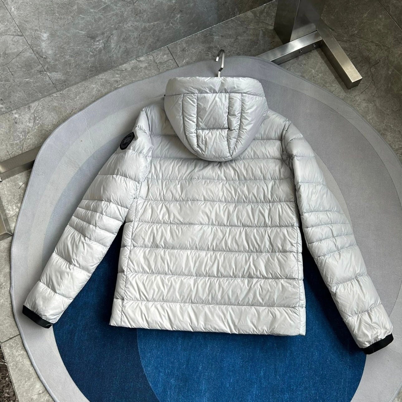 (PRE ORDER) CG CROFTON BLACK BADGE COAT - LIGHT GREY