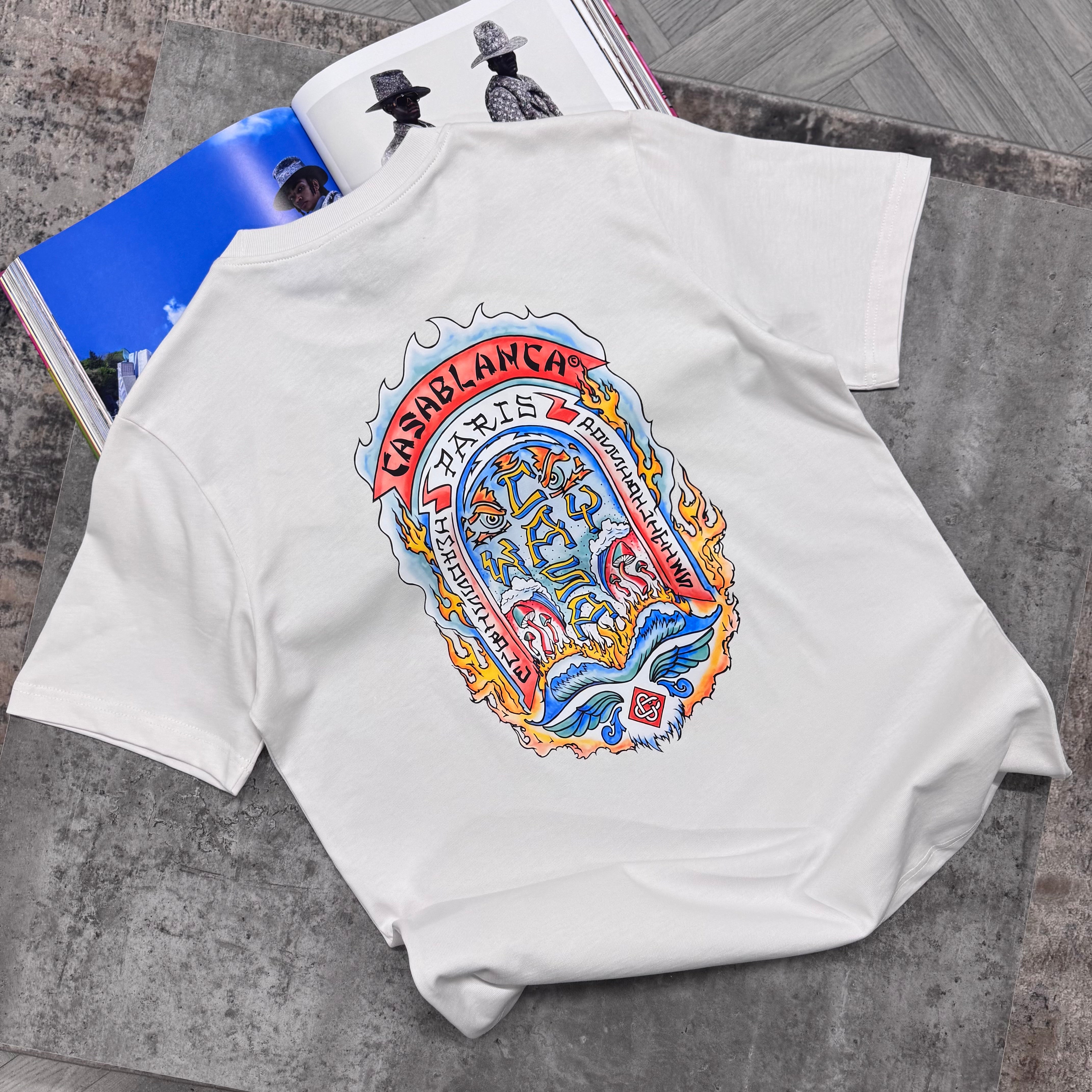 CASA PARIS T SHIRT - WHITE
