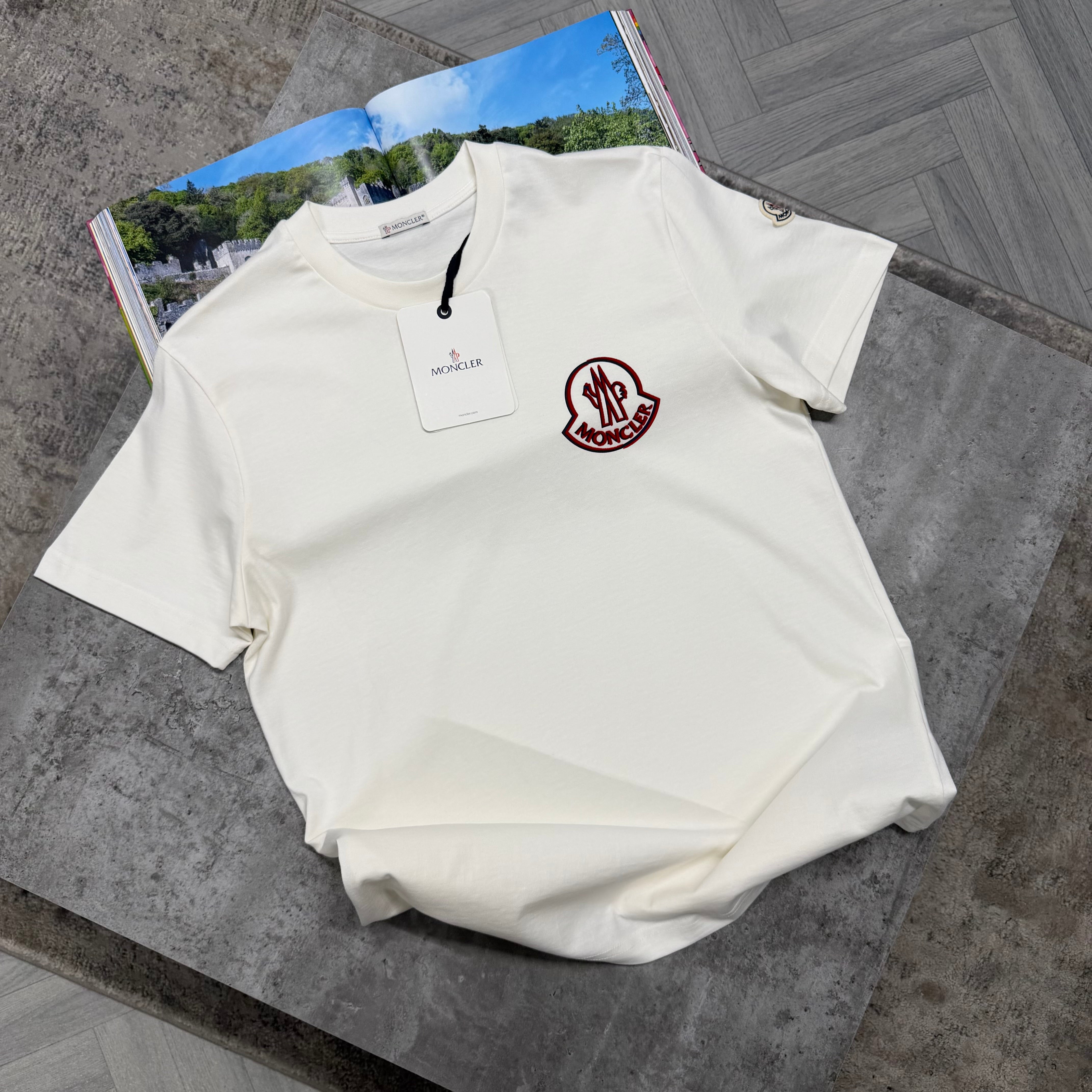 MNCLR BIG LOGO T SHIRT - OFF WHITE