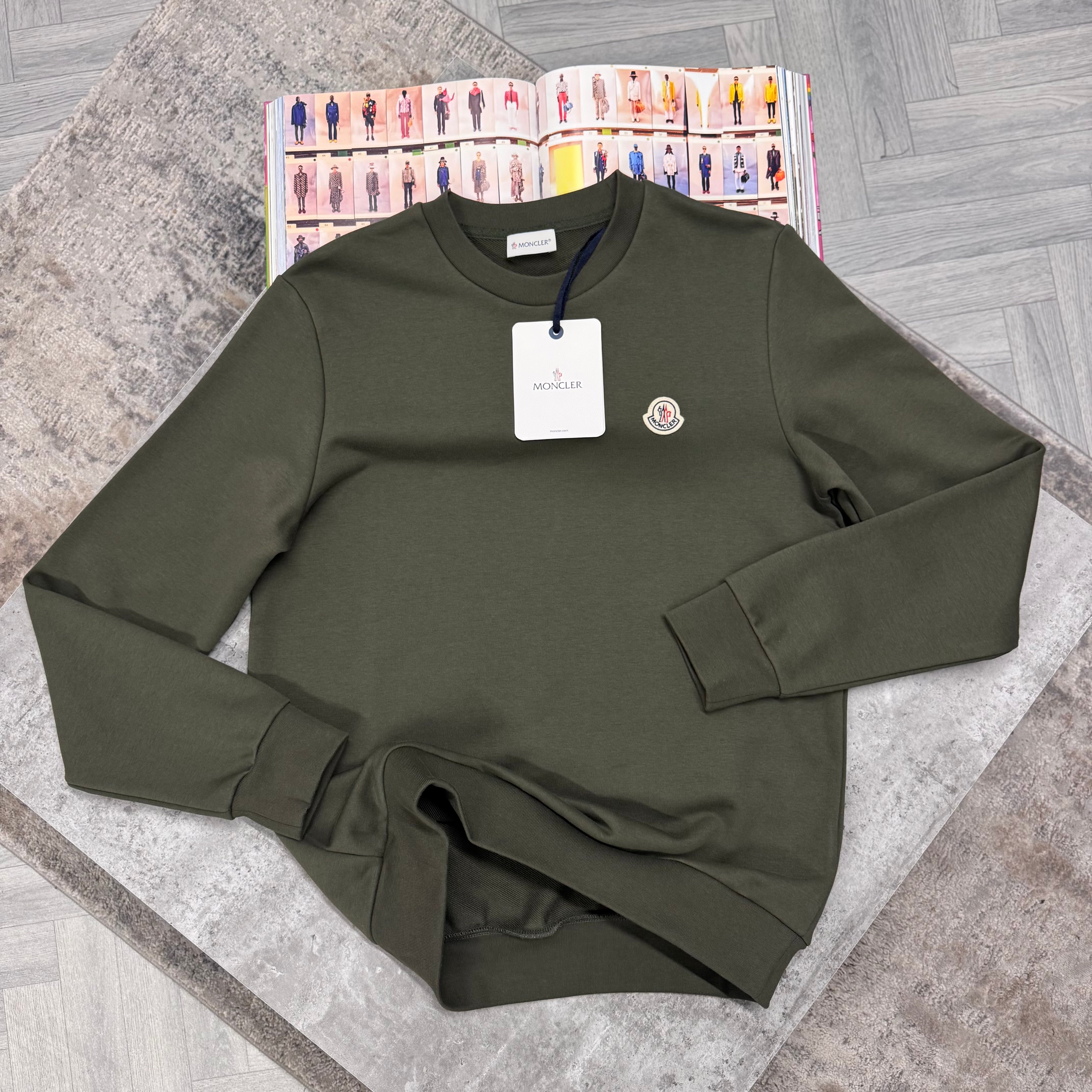 MNCLR CREWNECK JUMPER - KHAKI