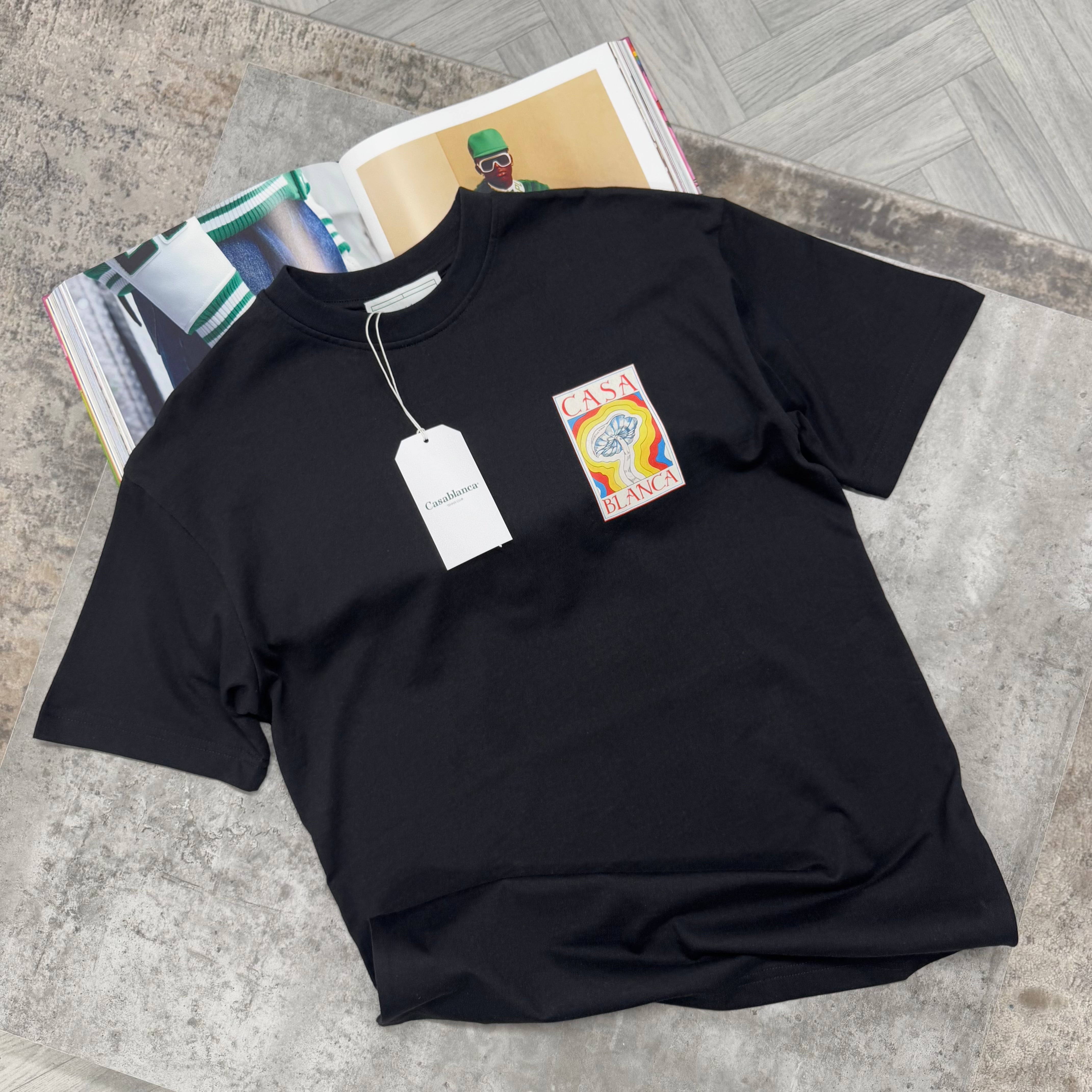 CB MUSHROOM T SHIRT - BLACK