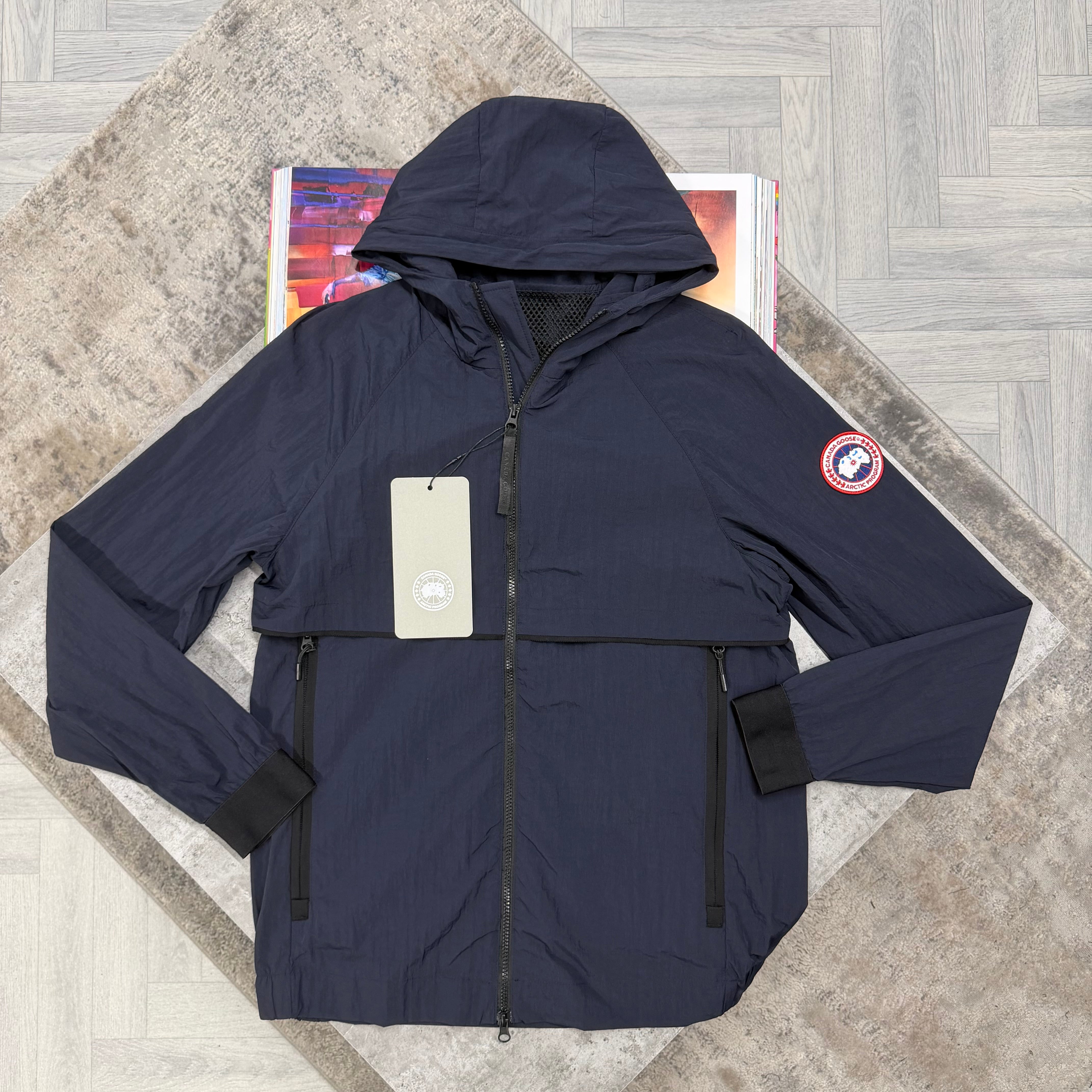 CG FABER HOODED JACKET - NAVY