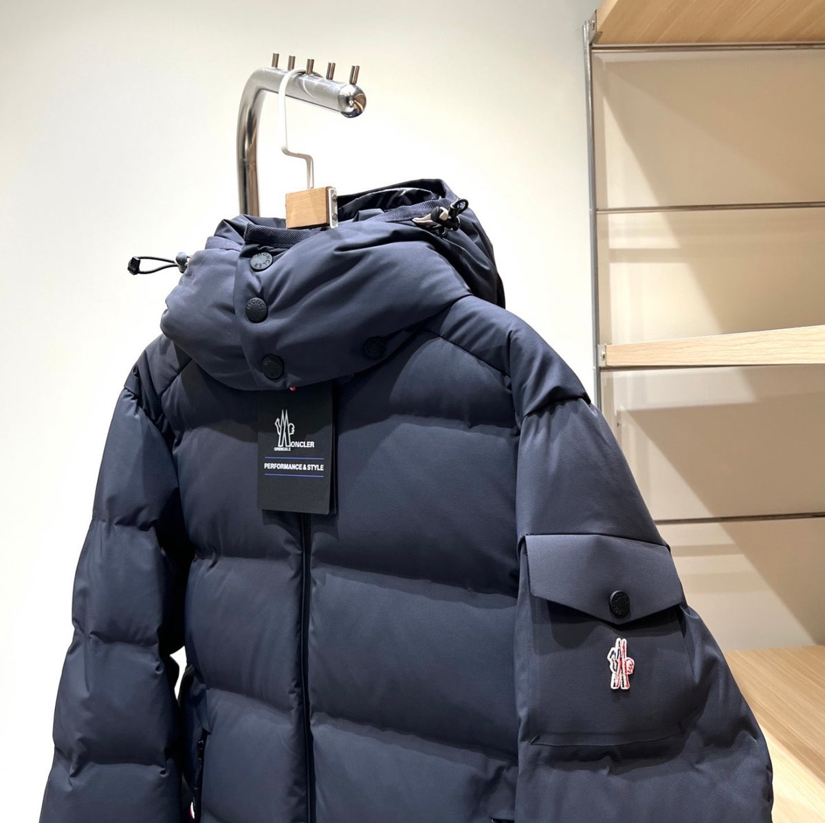 (PRE ORDER) MNCLR NAJAN QUILTED DOWN PUFFER COAT - NAVY
