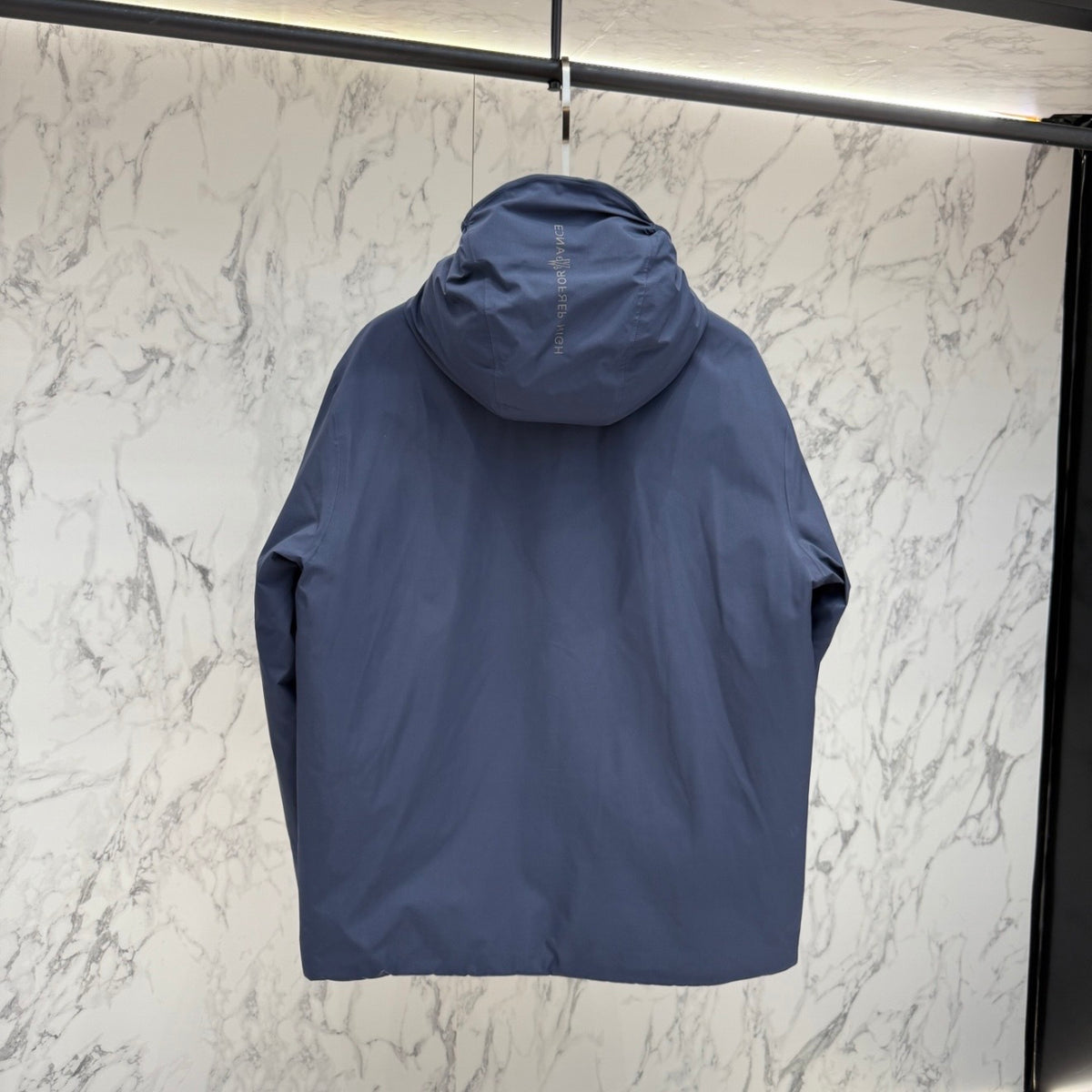 (PRE ORDER) MNCLR HOODED LIGHTWEIGHT GRENOBLE COAT - BLUE