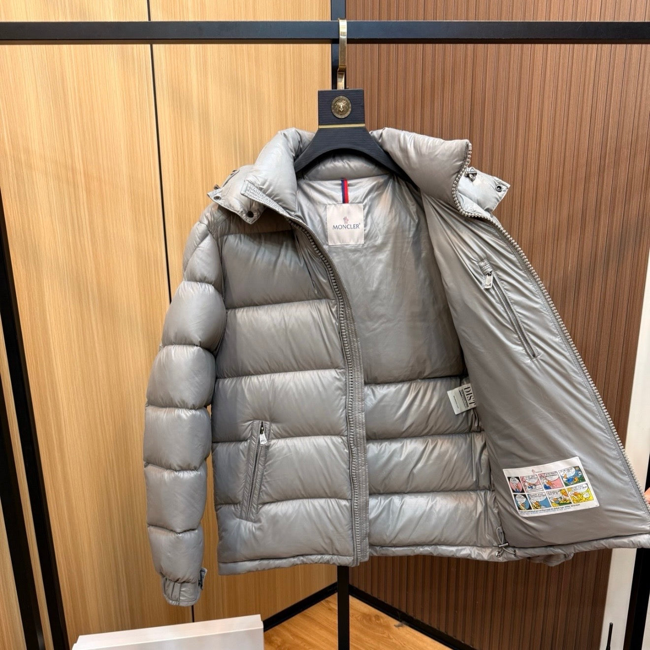 (PRE ORDER) MNCLR MAYA COAT - GREY