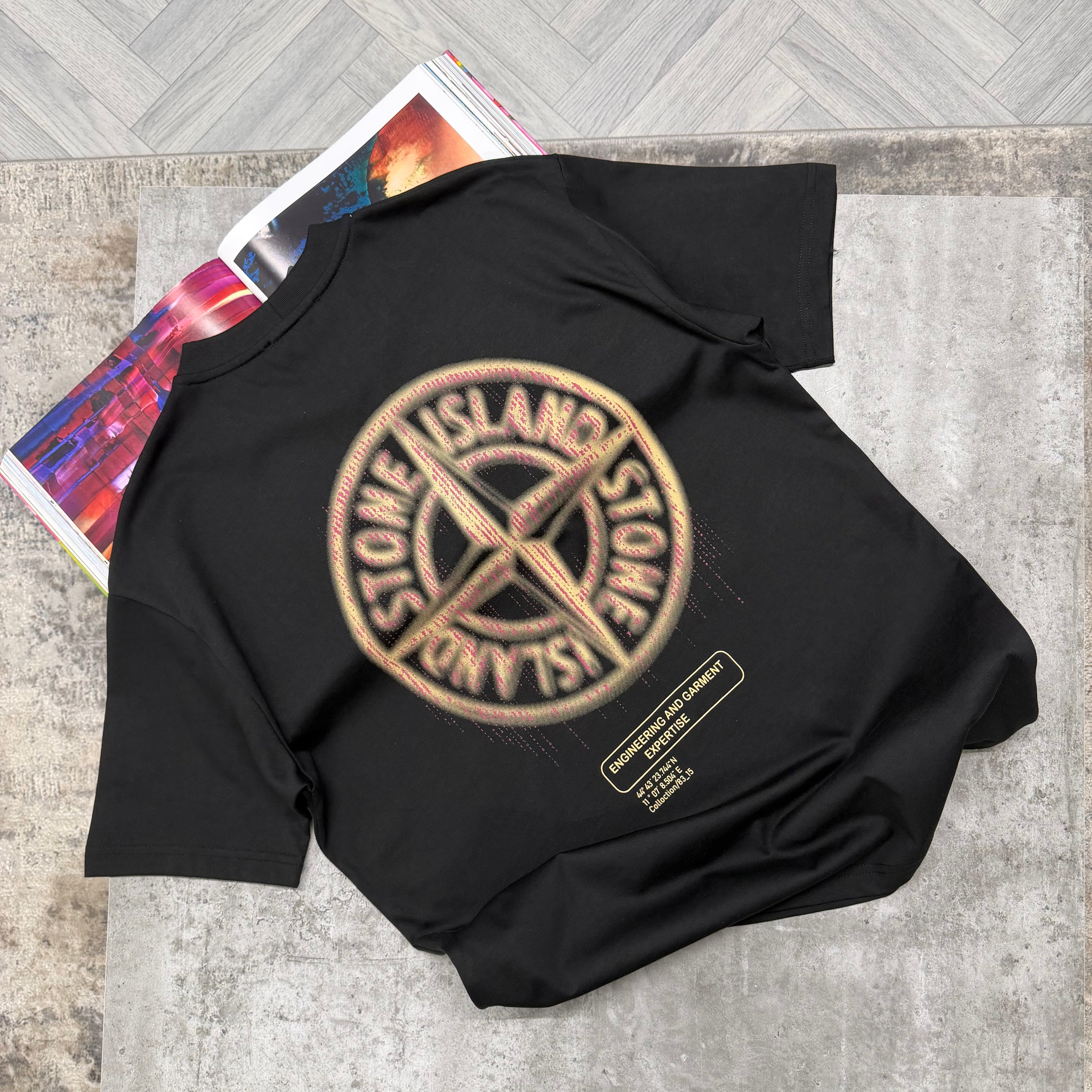 SI COMPASS T SHIRT - BLACK