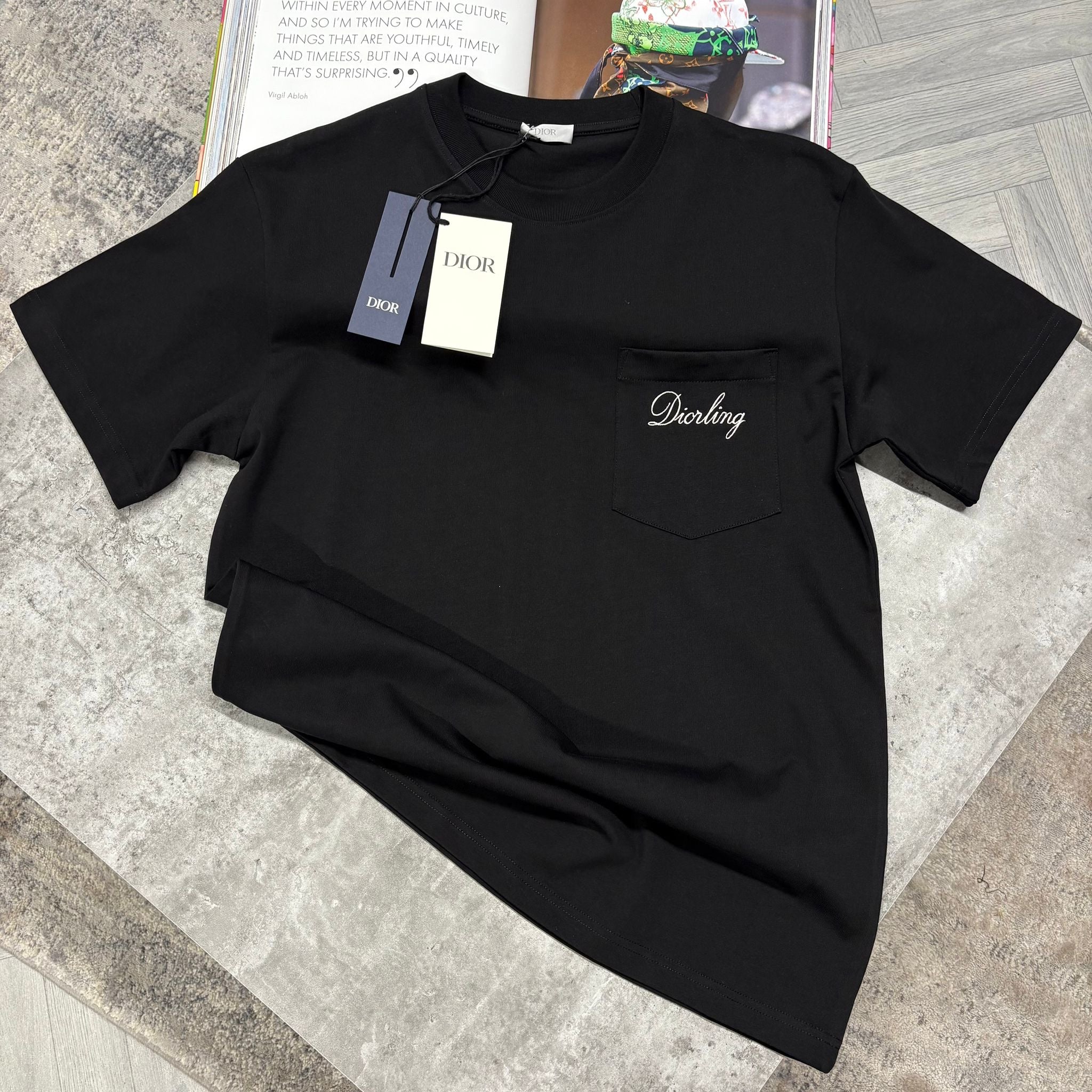 CD POCKET T SHIRT - BLACK