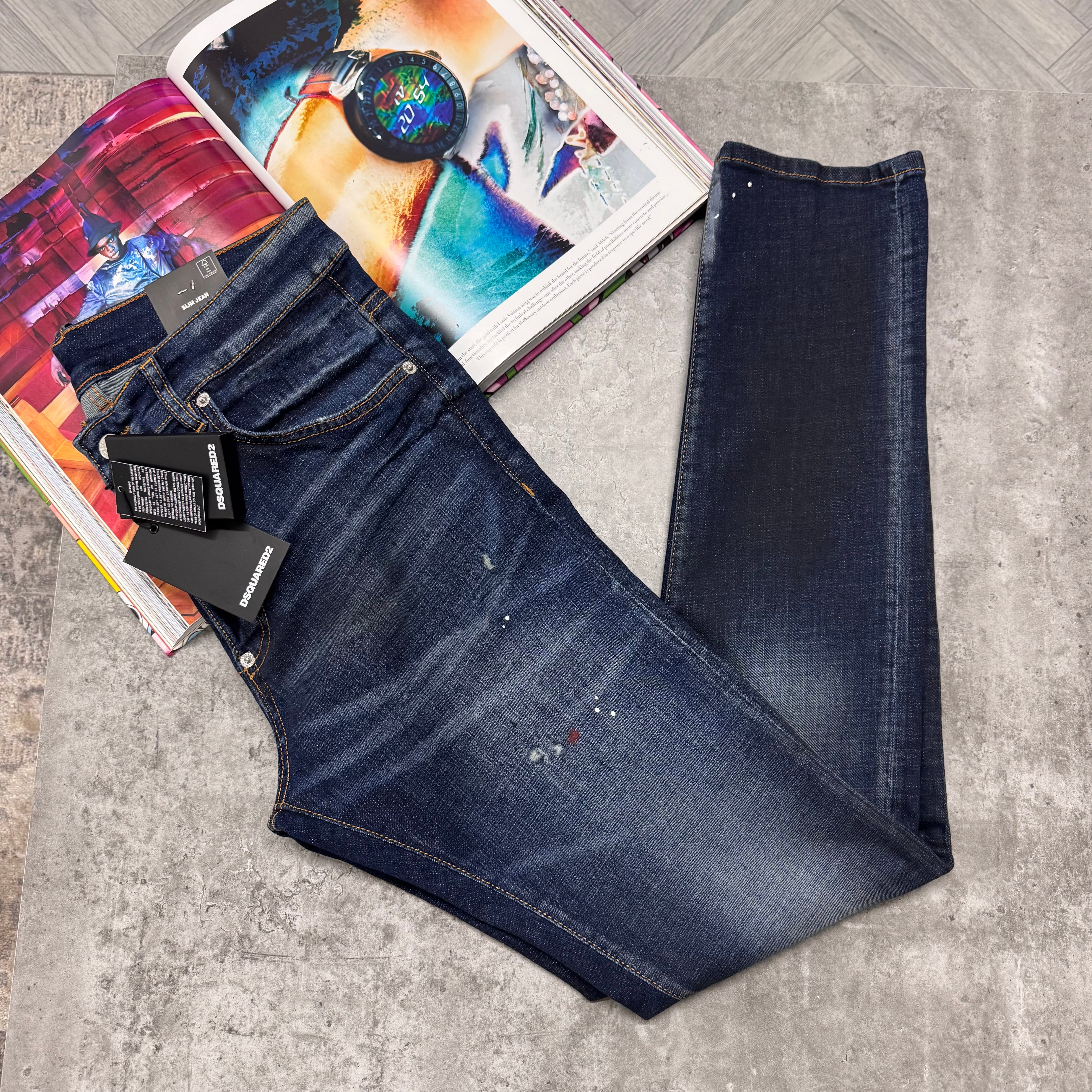 DSQ JEANS - DARK DENIM