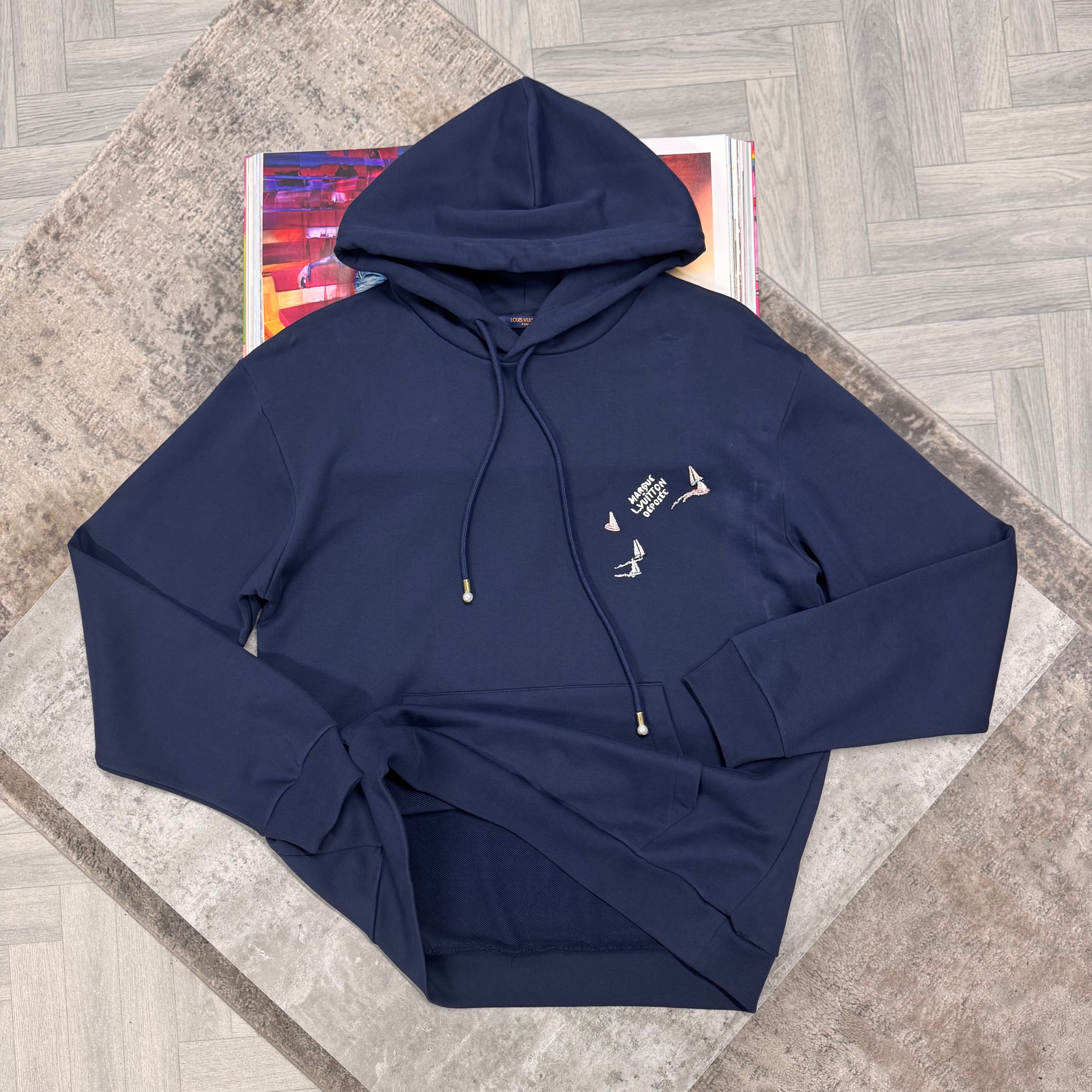 LVE BOAT HOODIE - NAVY