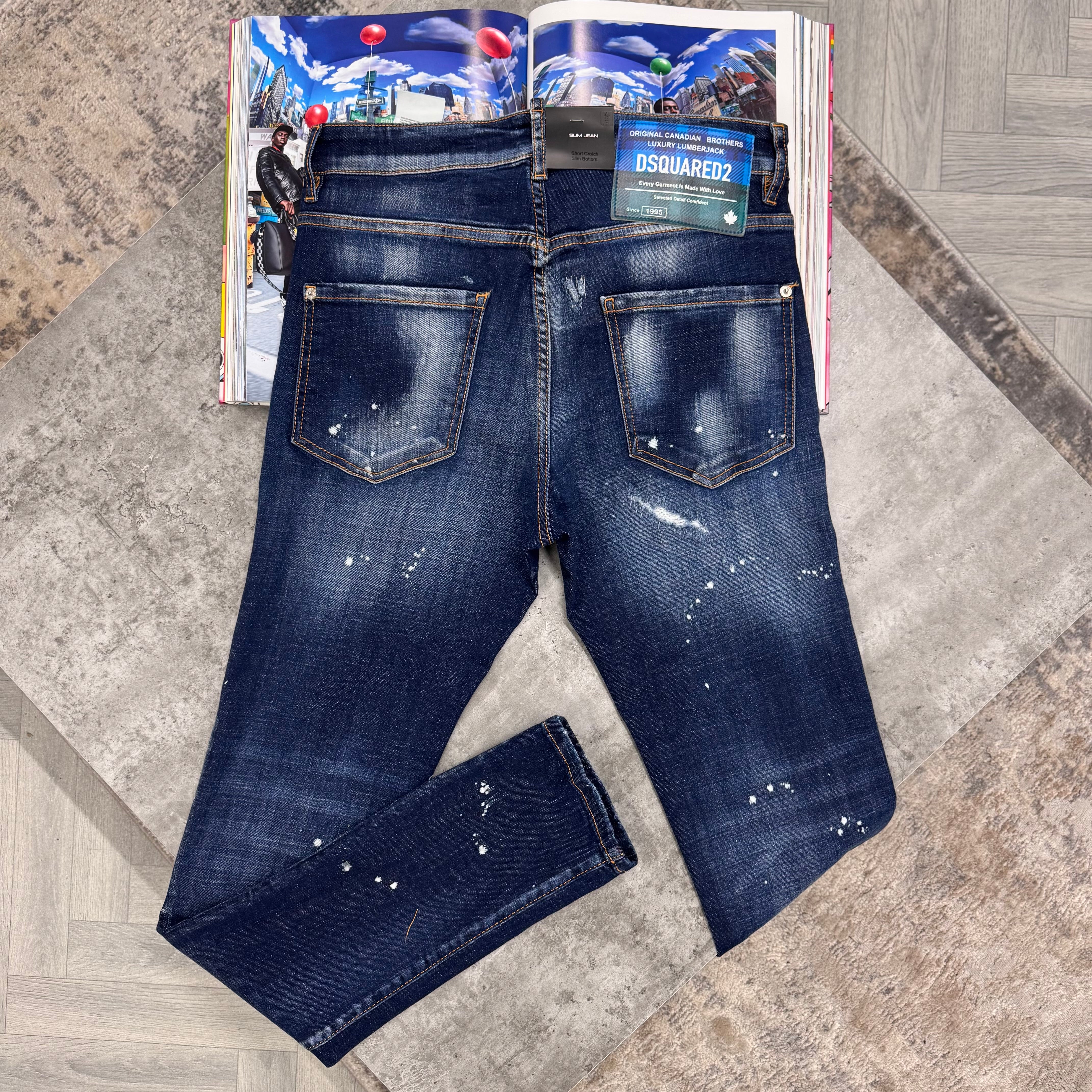 DSQ JEANS - BLUE