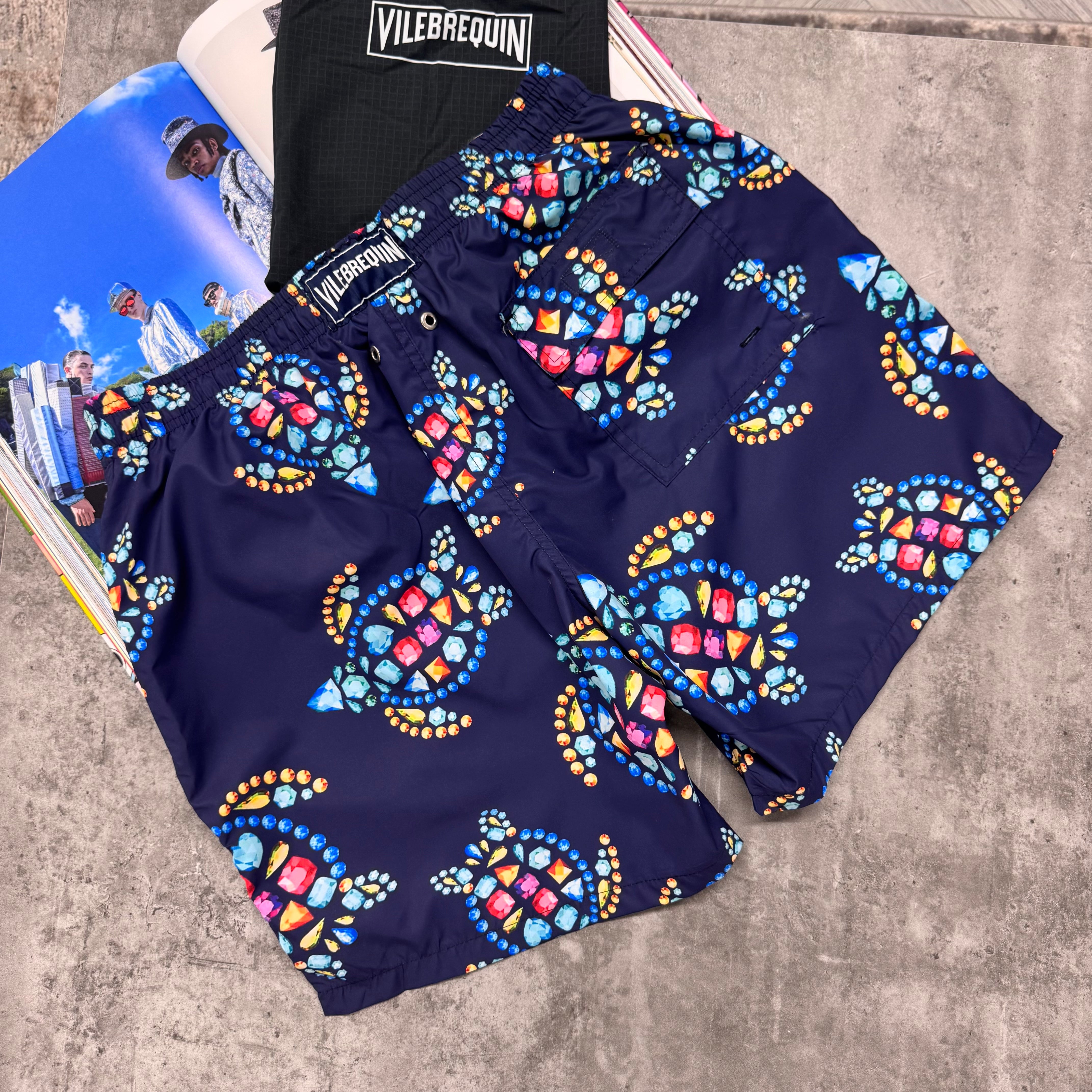 VLBQN SWIM SHORTS - MIDNIGHT BLUE