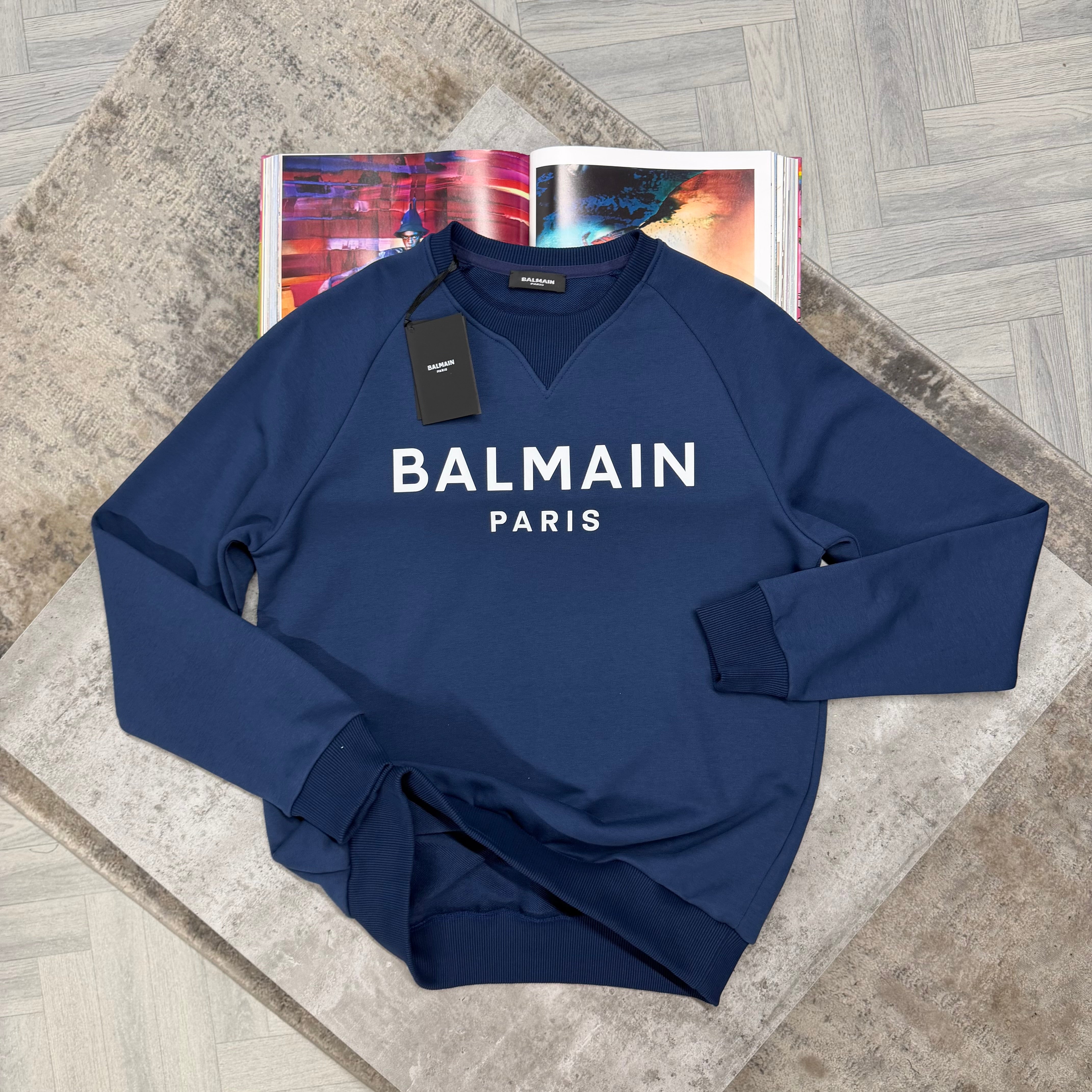 BLM LOGO JUMPER - INDIGO