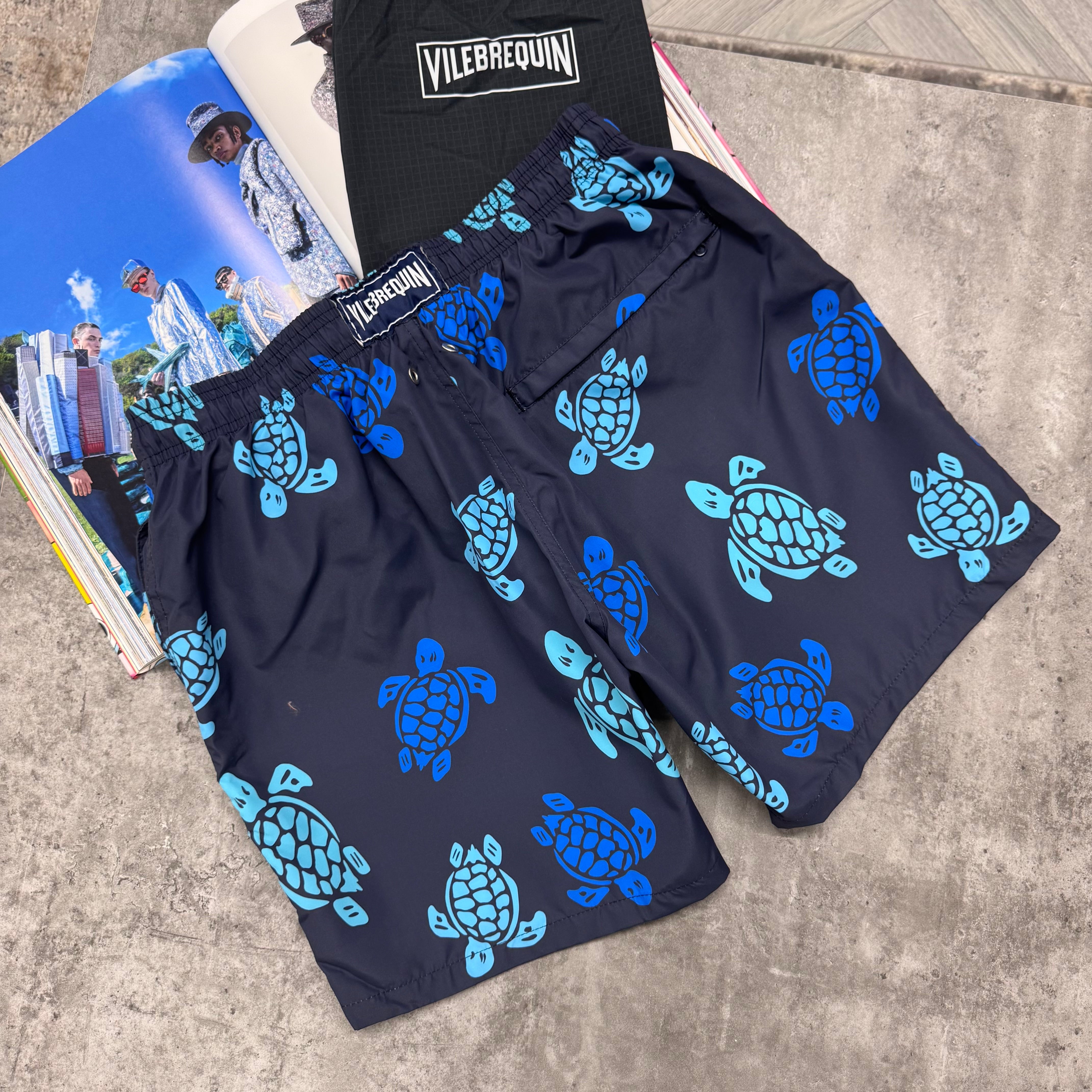 VLBQN SWIM SHORTS - NAVY