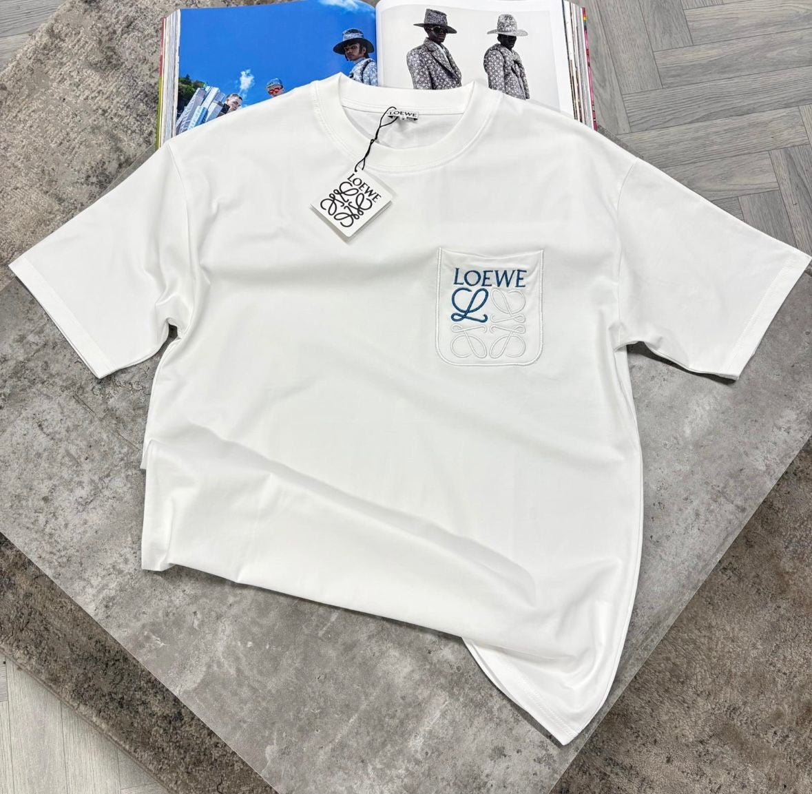 LWE POCKET LOOK T SHIRT - WHITE