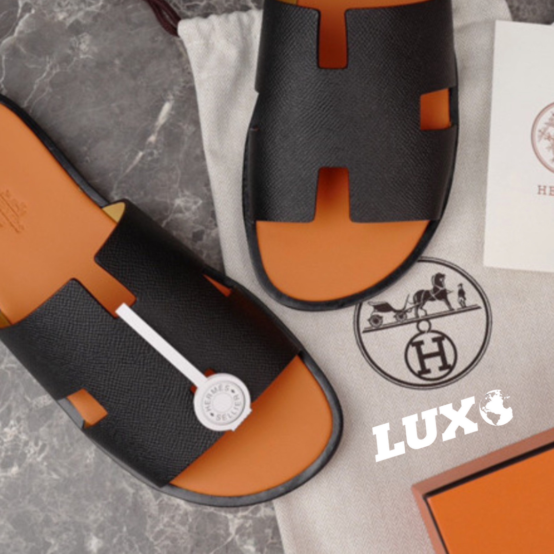 (PRE ORDER) HMES SLIDES - BLACK / ORANGE