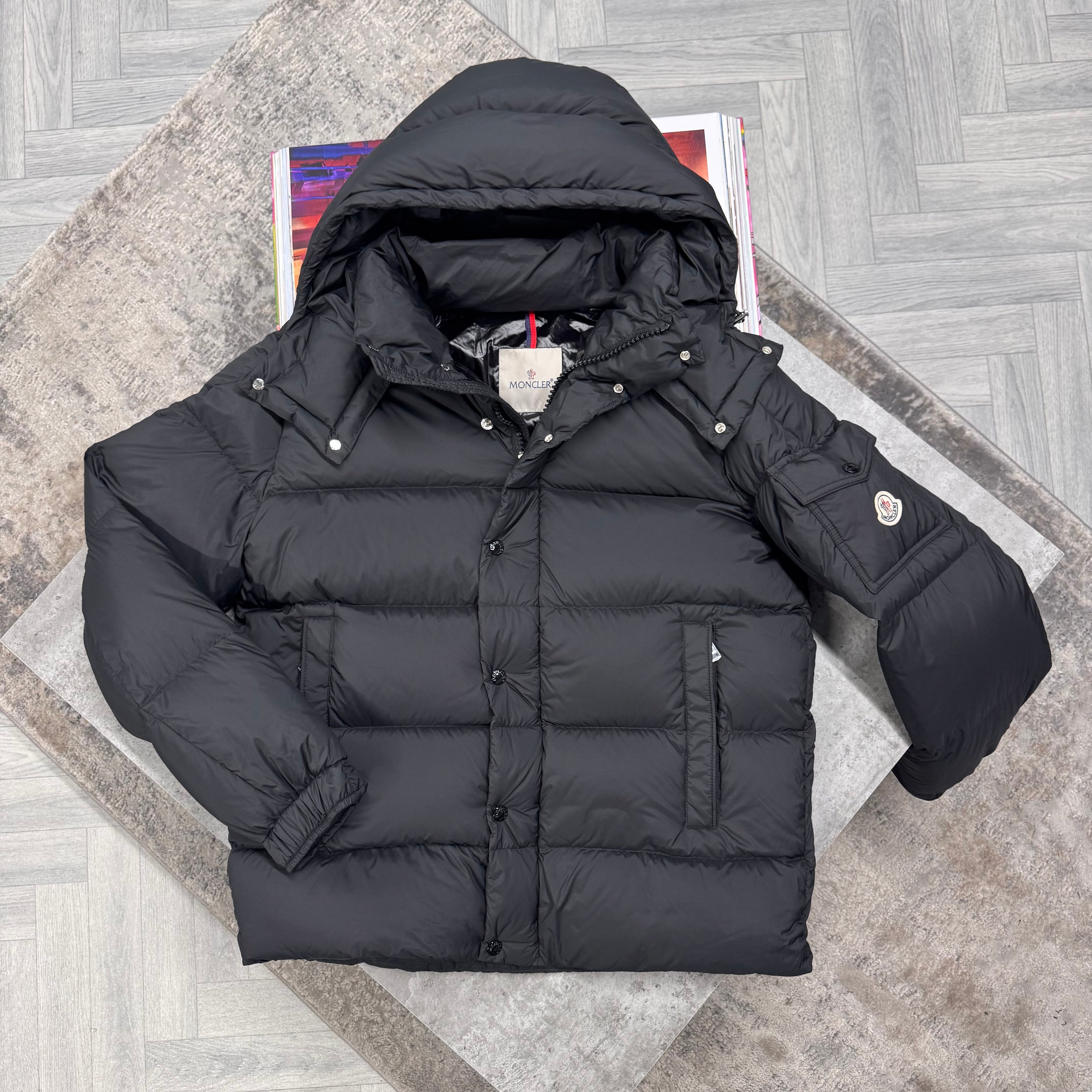 MNCLR ARM POCKET COAT - BLACK