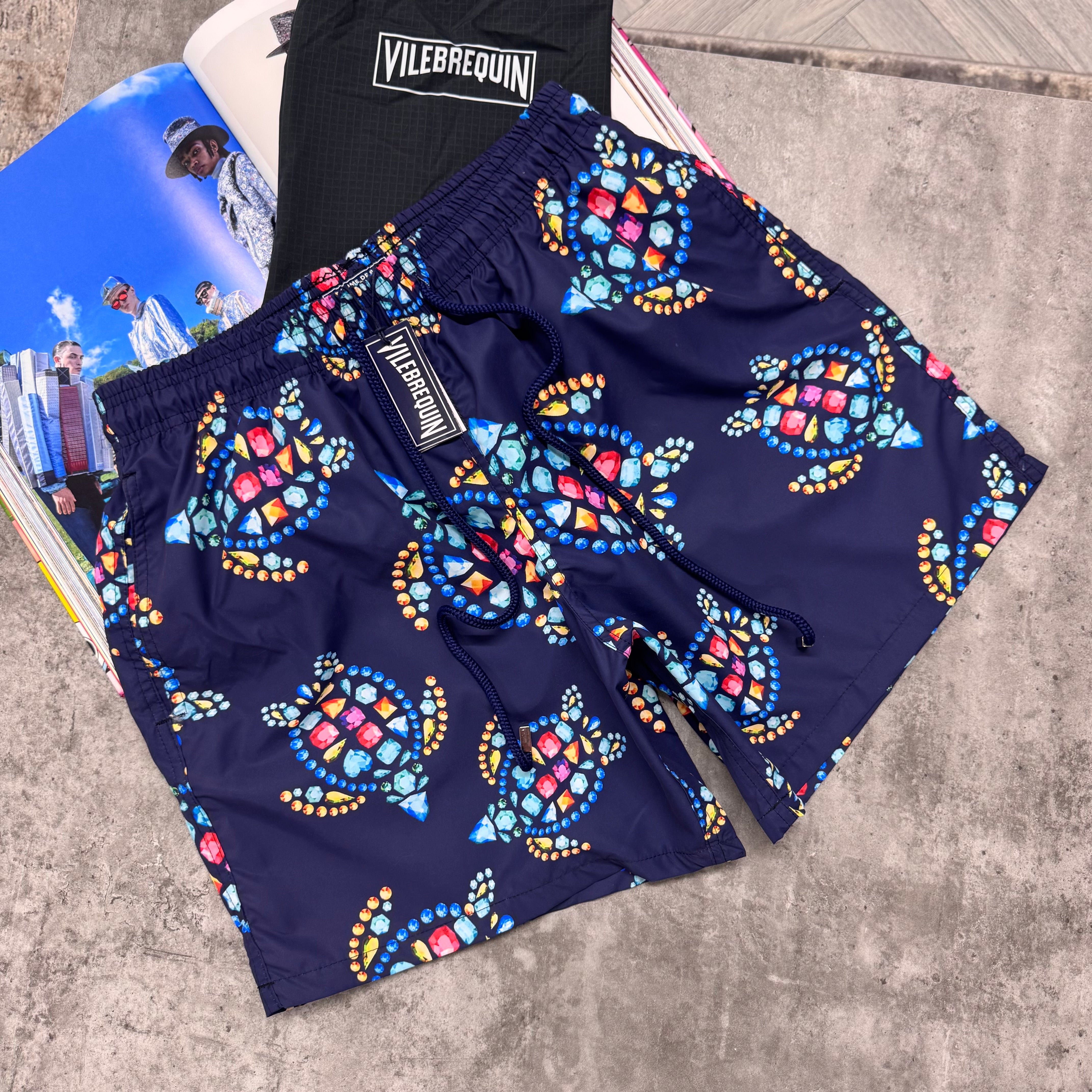 VLBQN SWIM SHORTS - MIDNIGHT BLUE