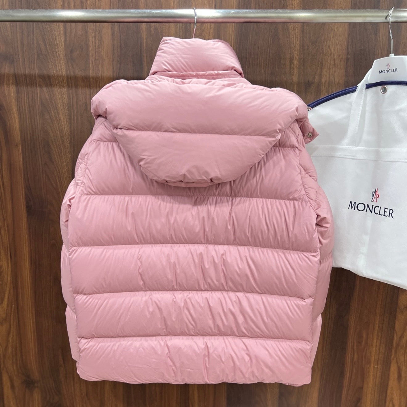 (PRE ORDER) MNCLR ARM POCKET COAT - PINK