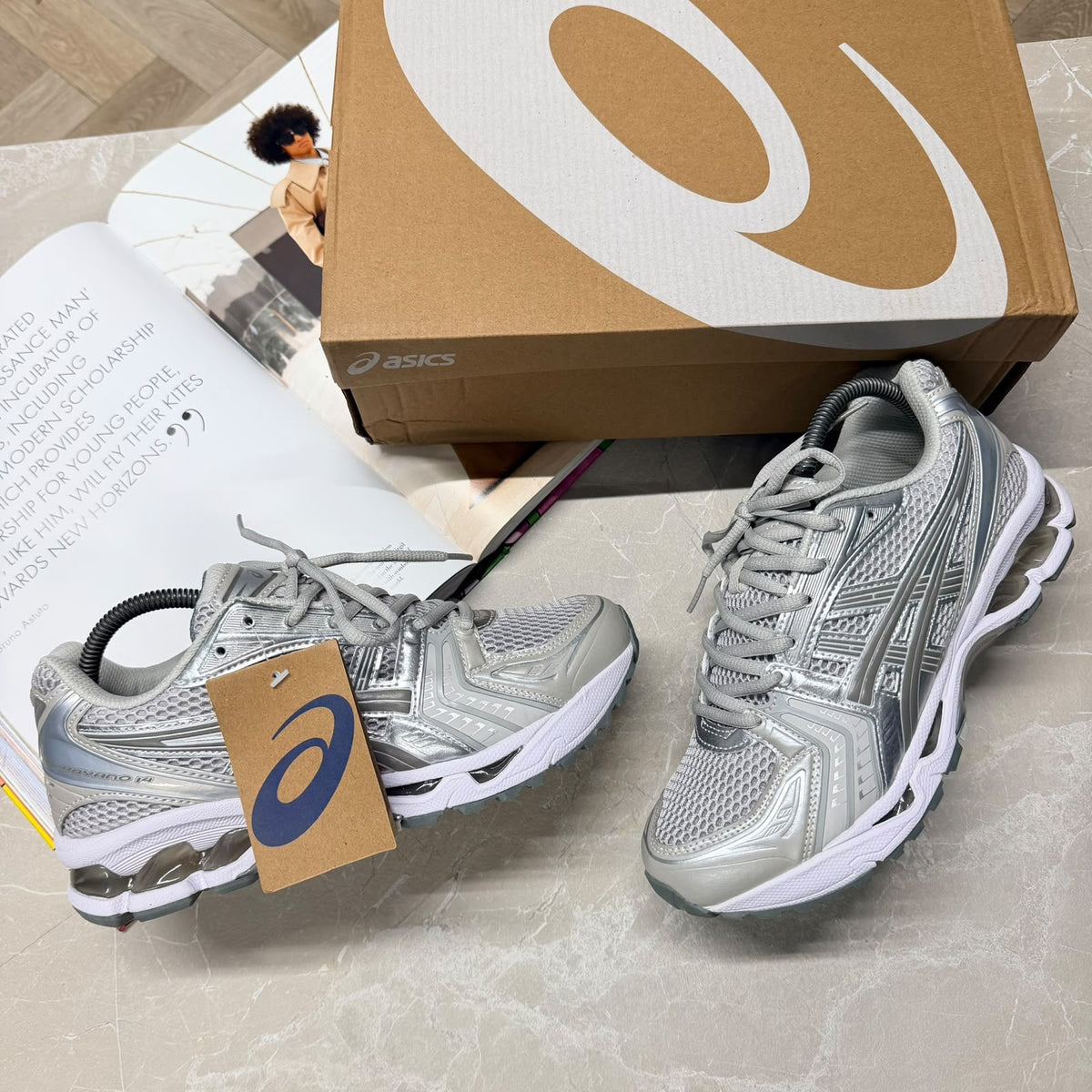 (PRE ORDER) GEL 14 TRAINER - GREY