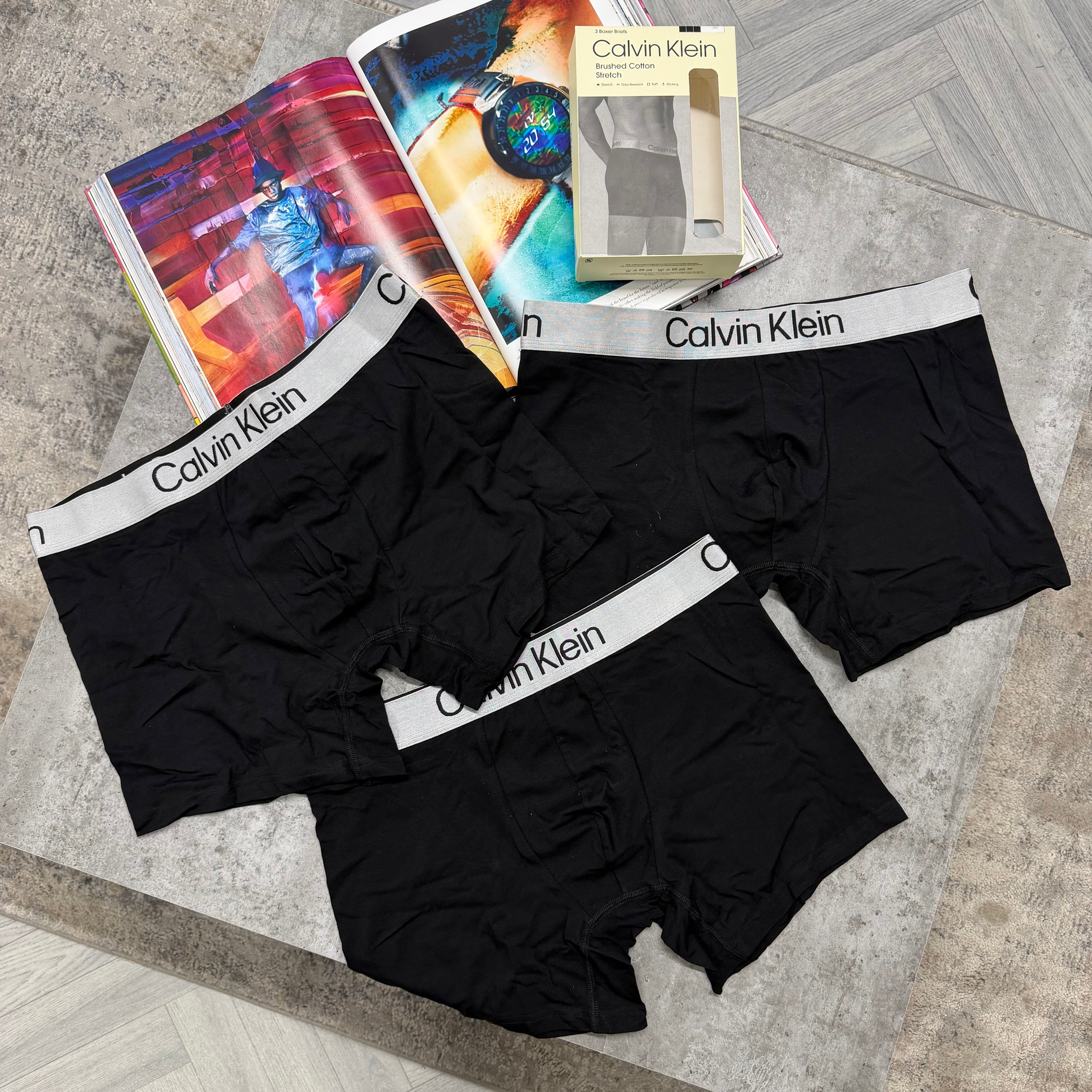 CK BOXERS - PACK OF 3 BLACK