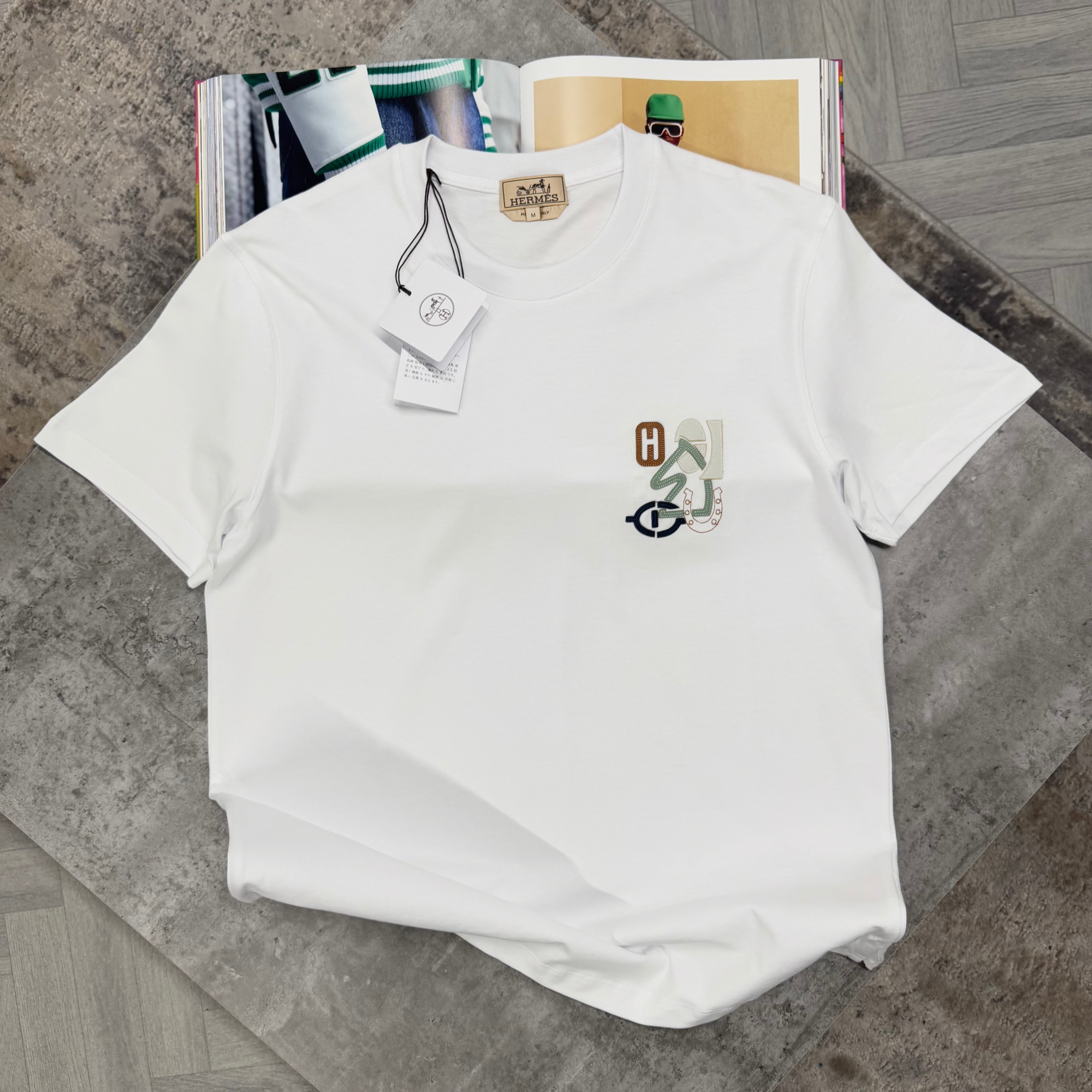 H T SHIRT - WHITE