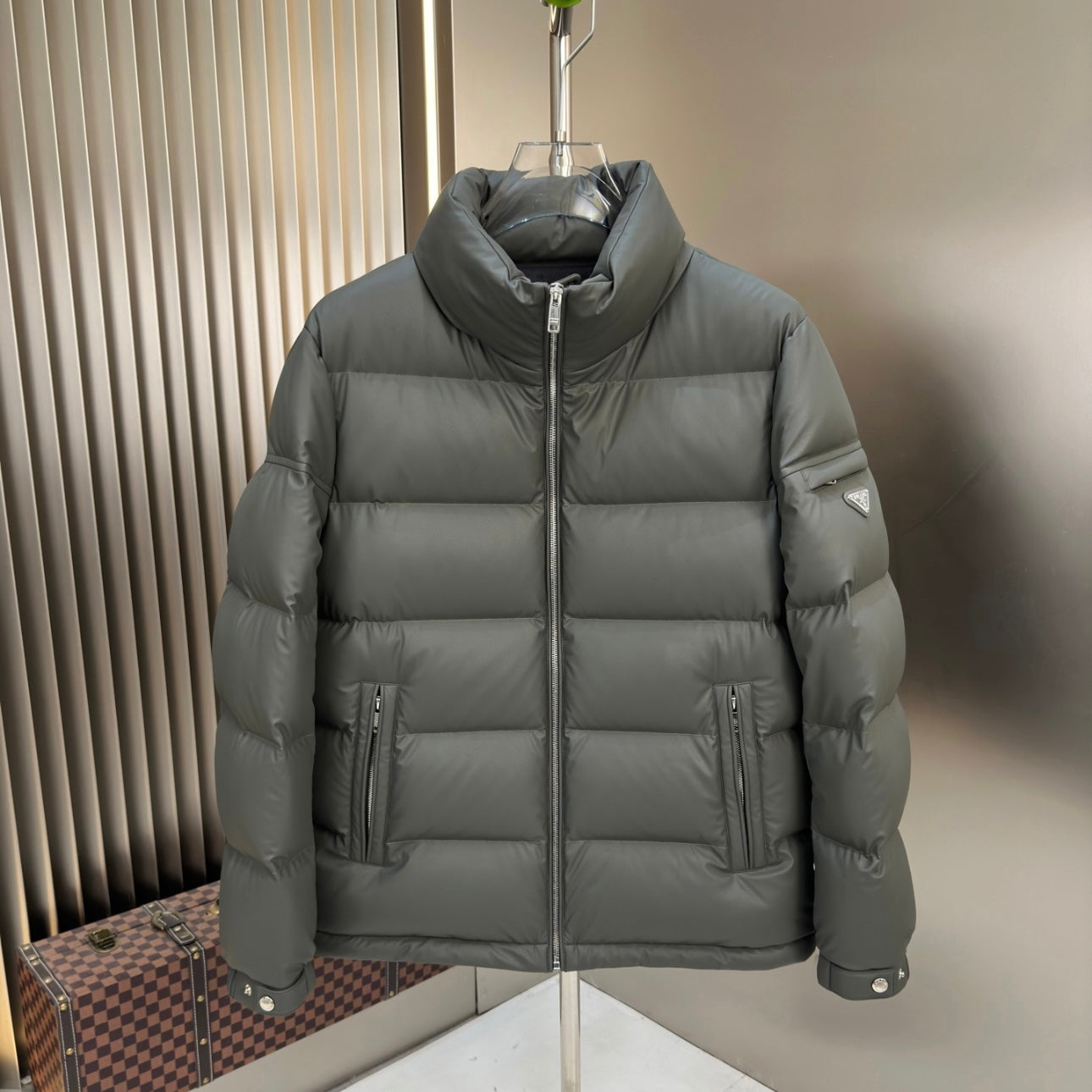 (PRE ORDER) PDA PUFFER COAT - KHAKI