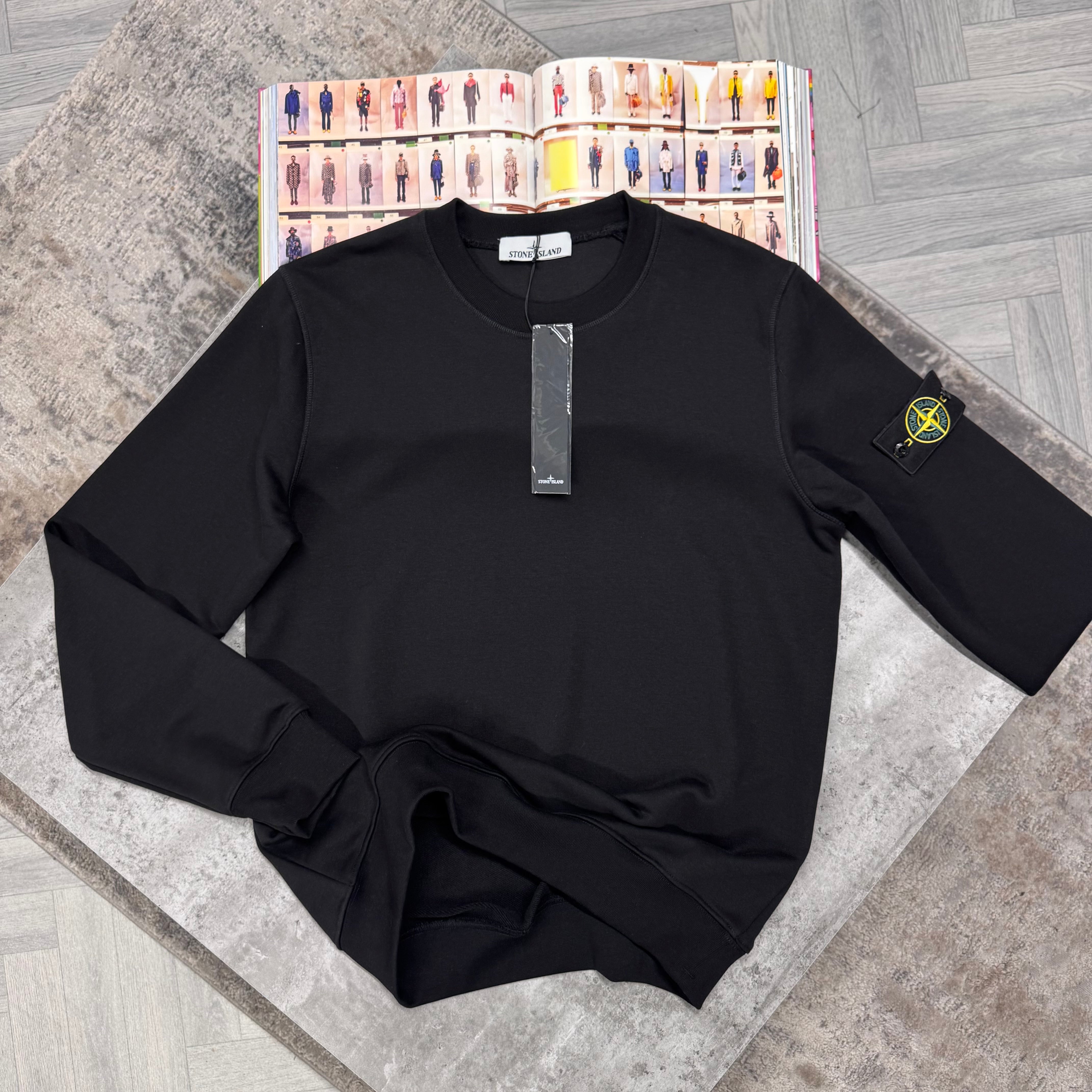 SI CREWNECK JUMPER - BLACK