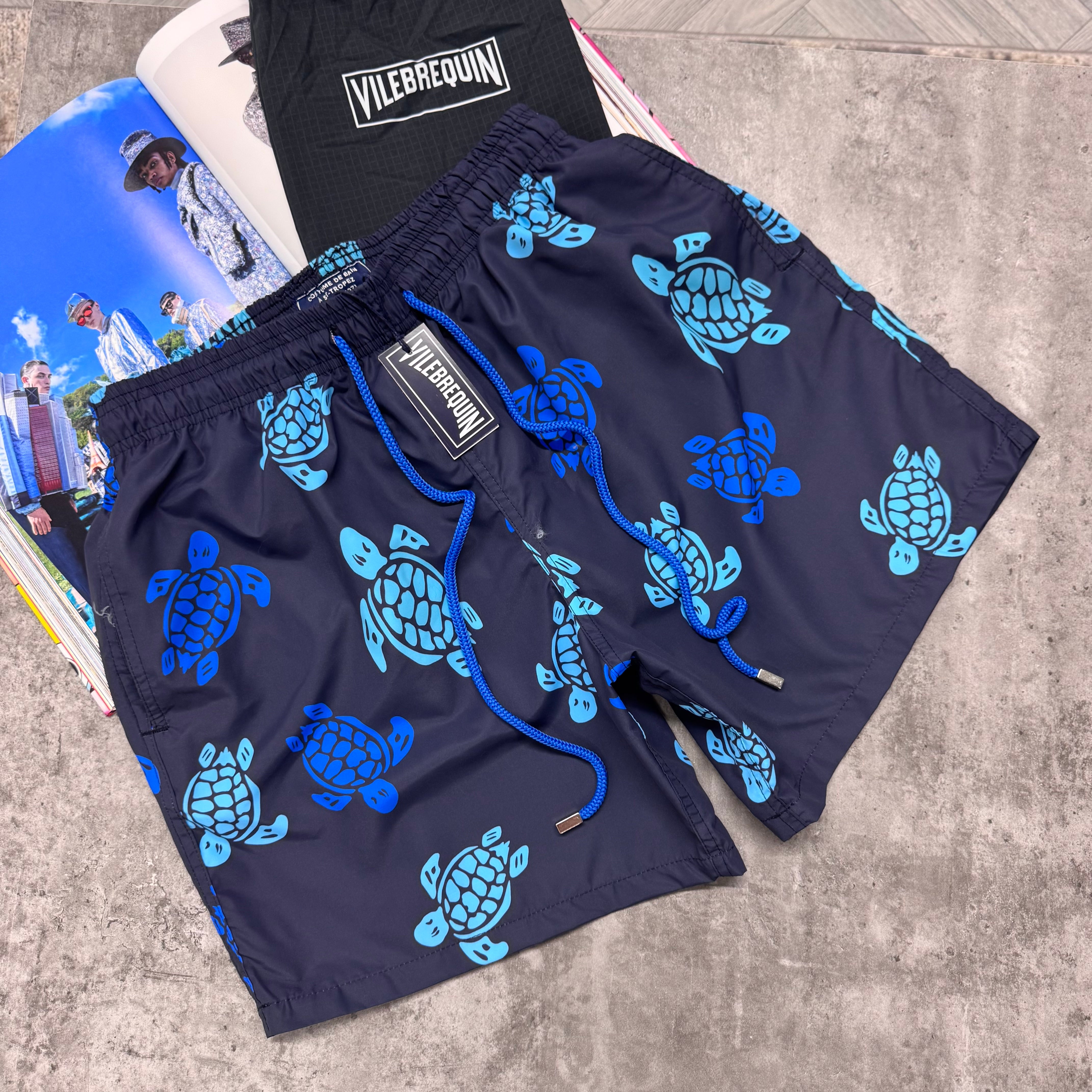 VLBQN SWIM SHORTS - NAVY