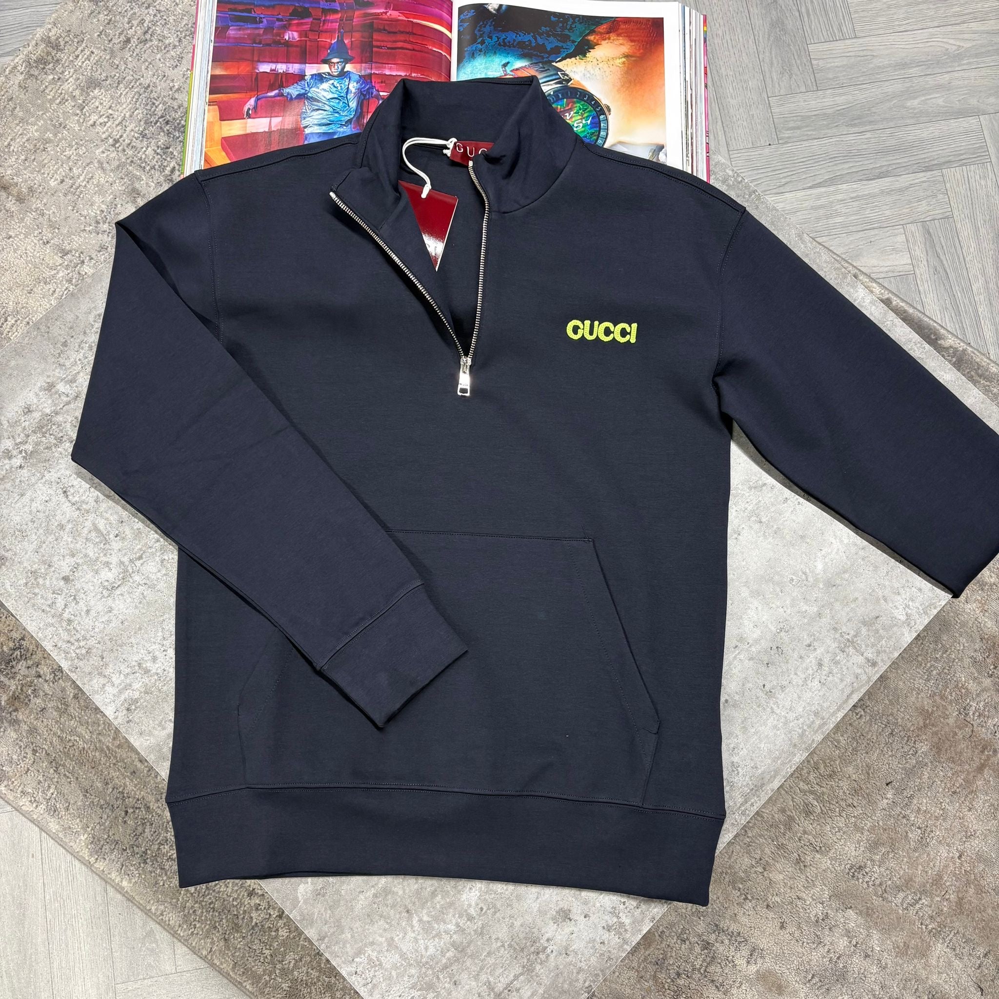 GCI HALF ZIP JUMPER - NAVY