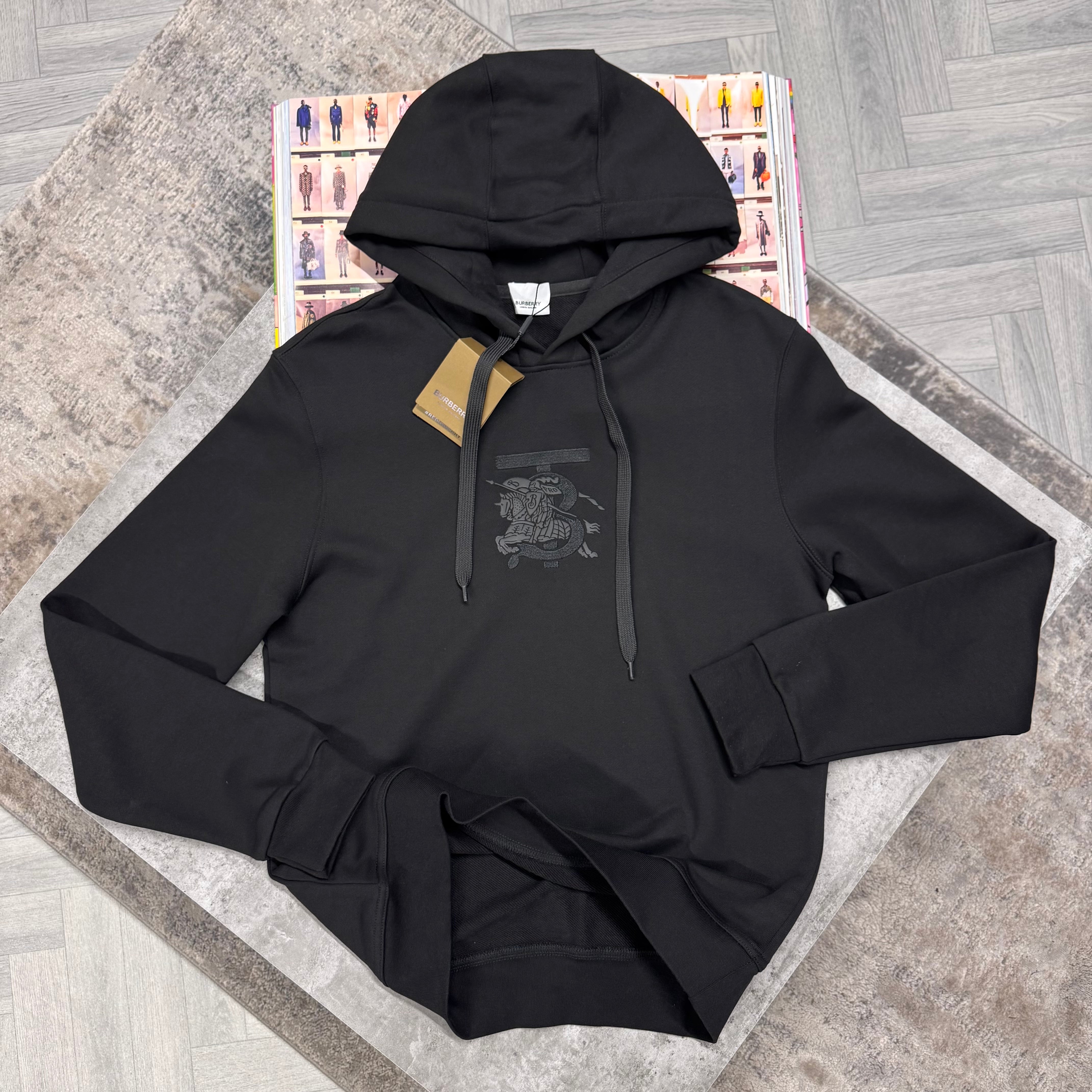 BBR PATCH LOGO HOODIE - BLACK