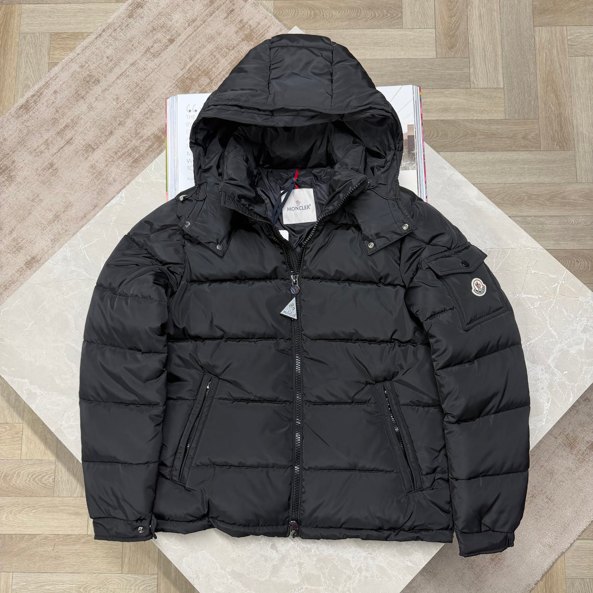 MNCLR MATTE MAYA COAT - BLACK