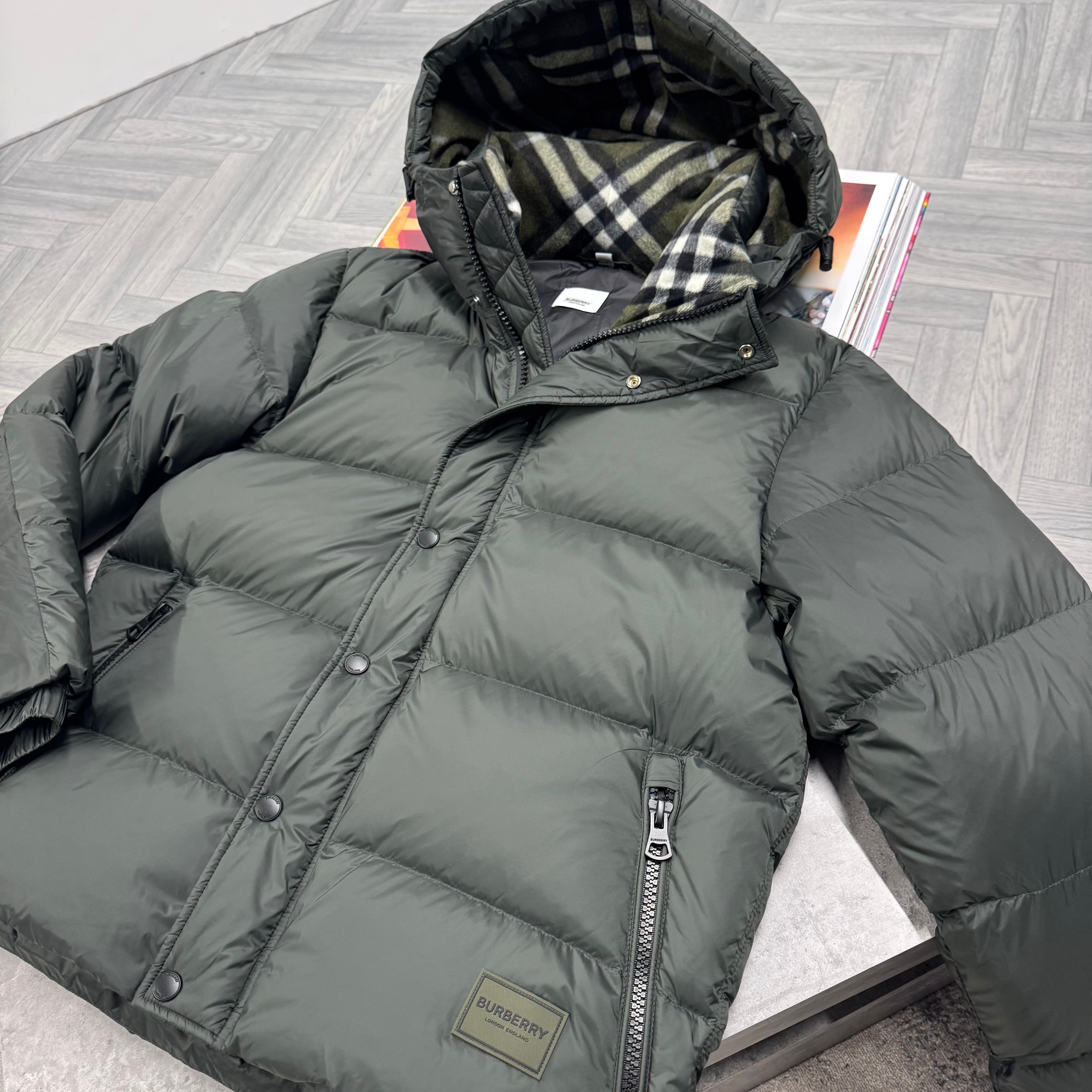 BBR PUFFER COAT - KHAKI