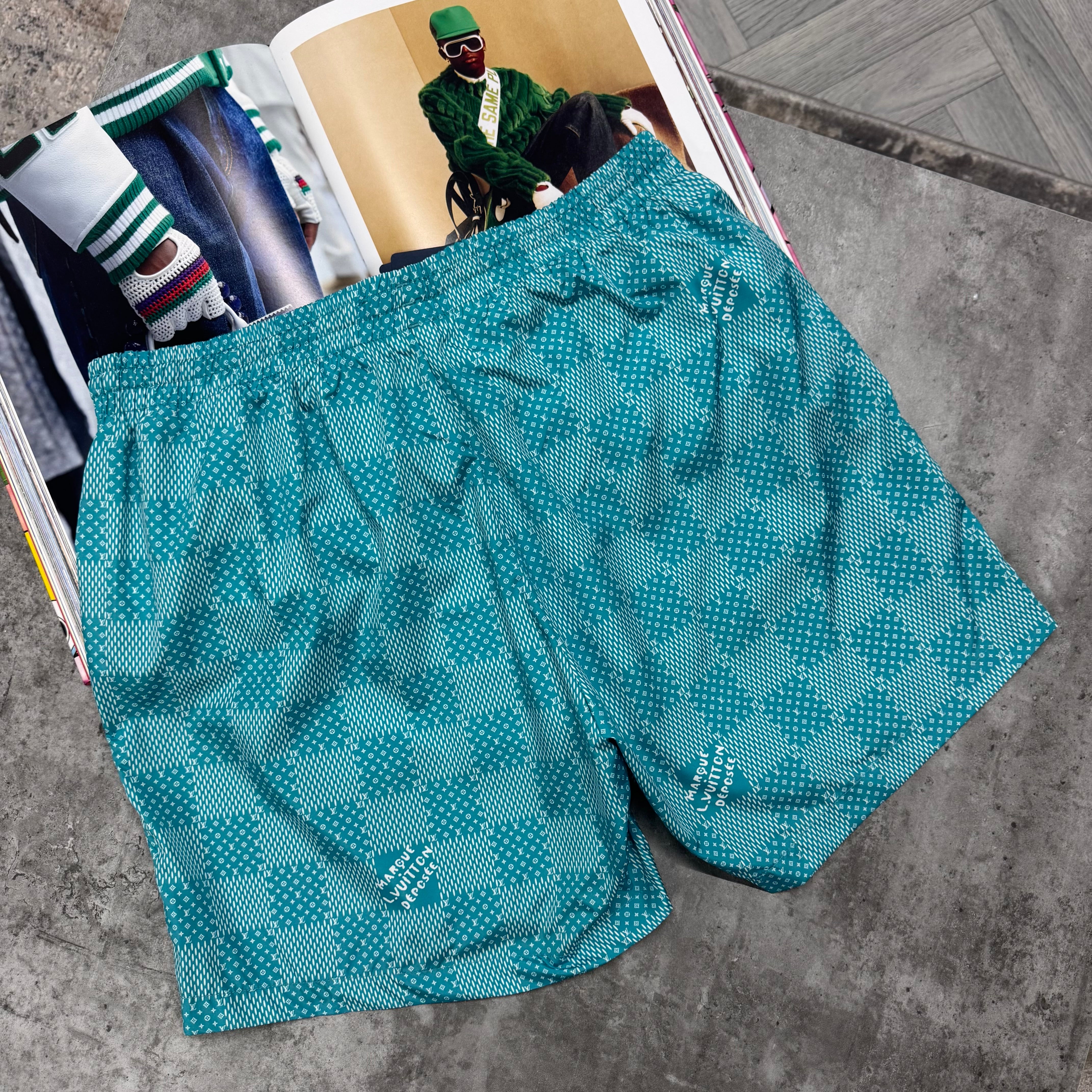 LVE DAMIER SWIMS - GREEN