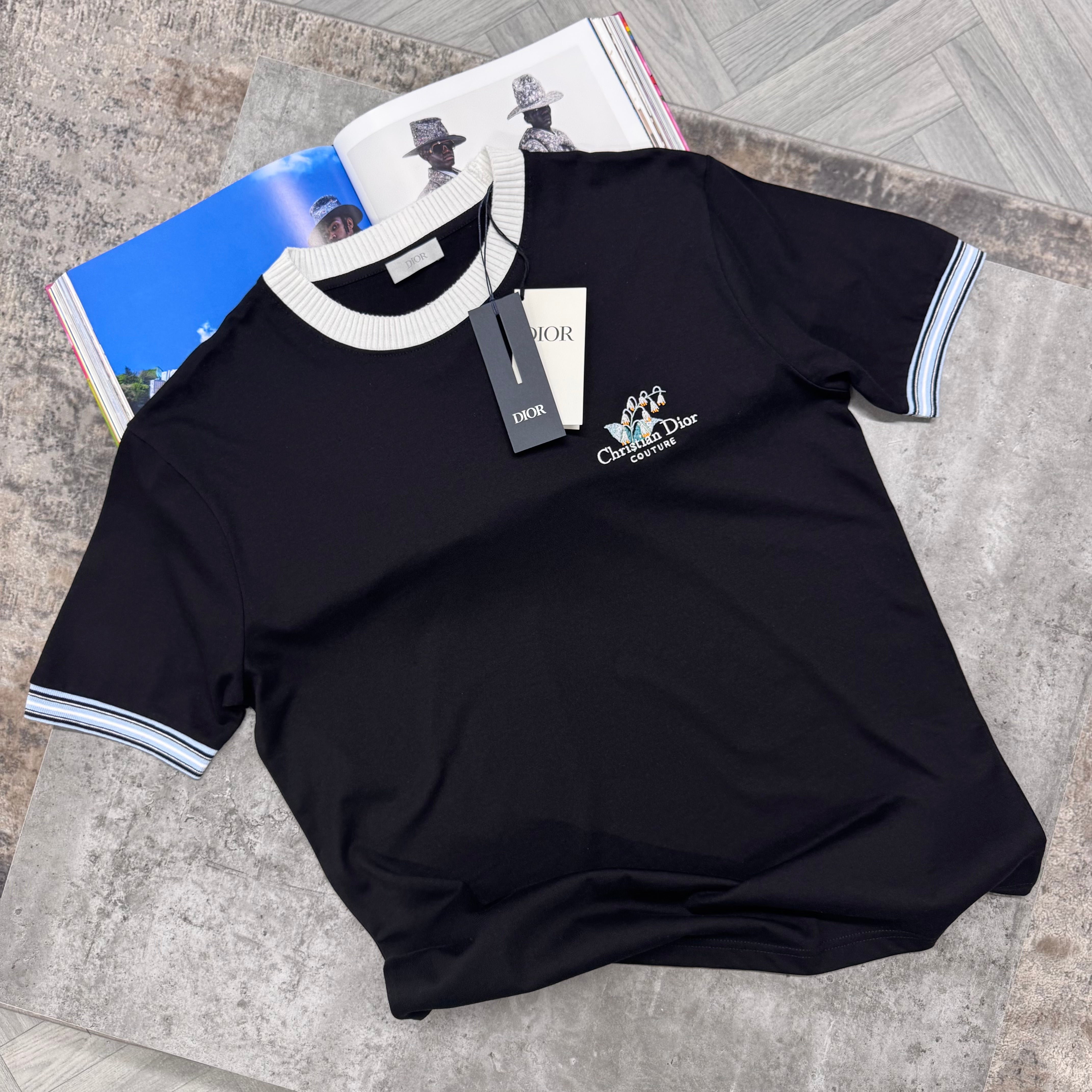 CD LILY T SHIRT - BLACK