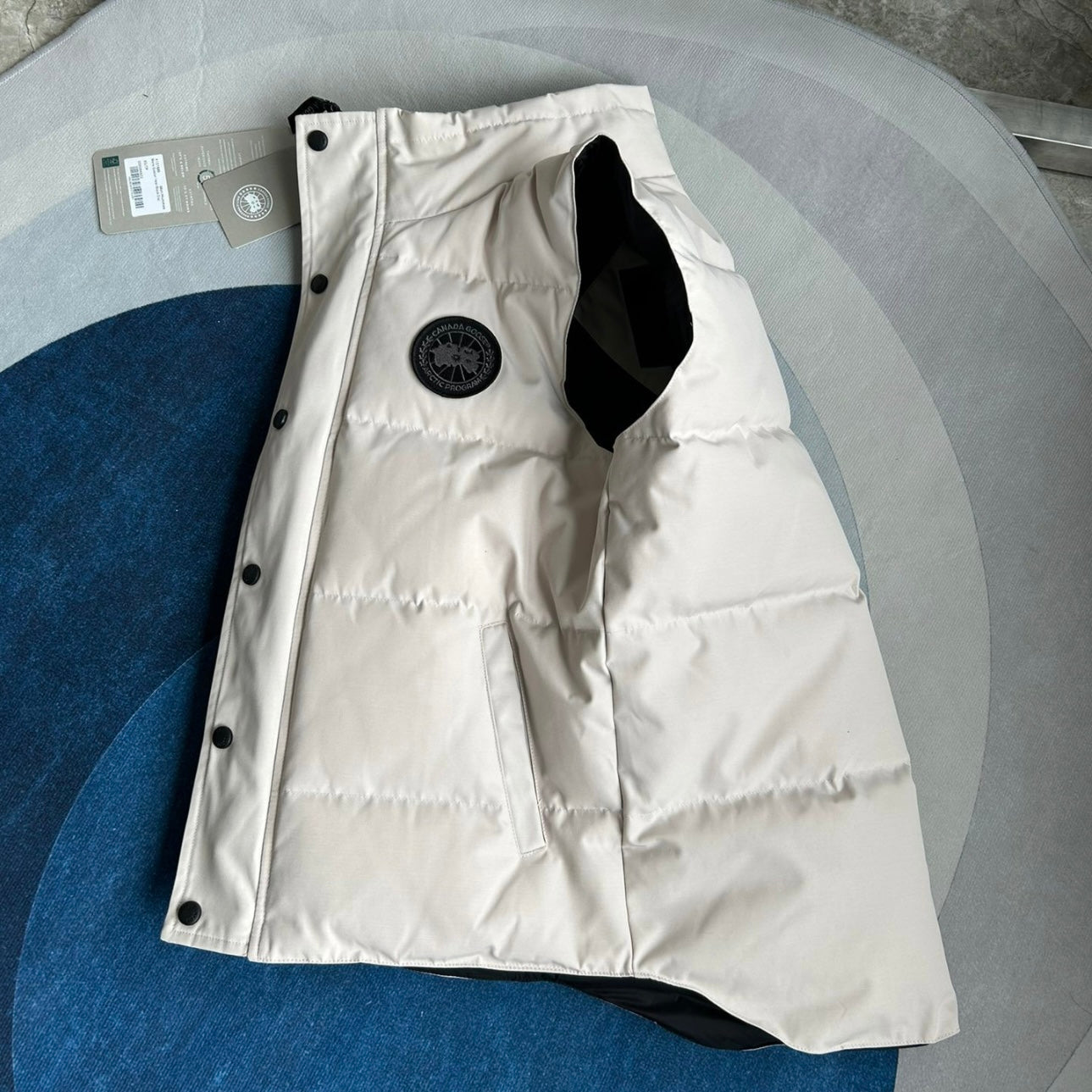 (PRE ORDER) CG GARSON BLACK BADGE GILET - OFF WHITE