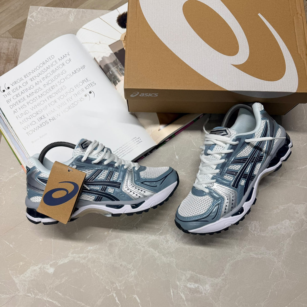 (PRE ORDER) GEL 14 TRAINER - FJORD GREY