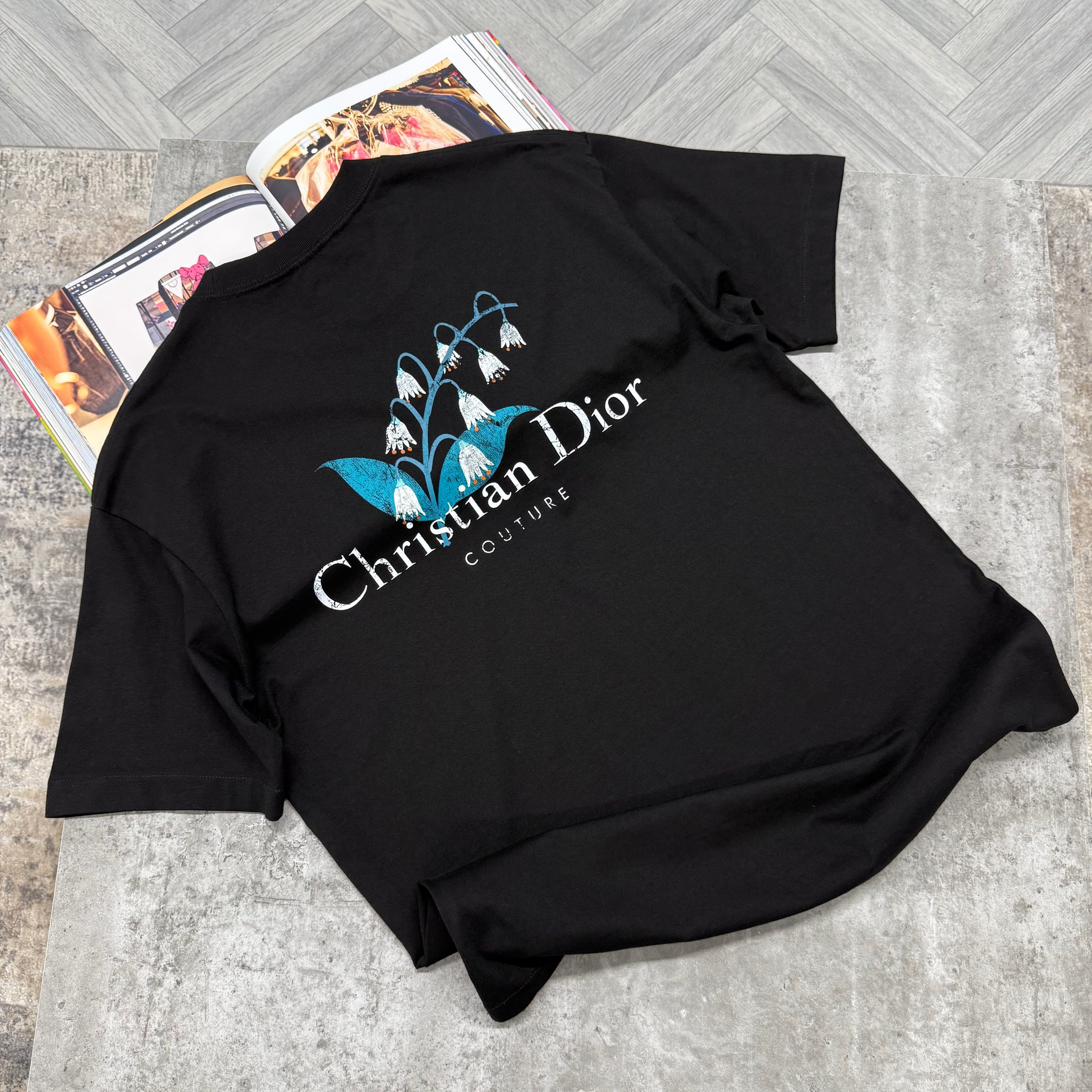 CD LILY T SHIRT - BLACK