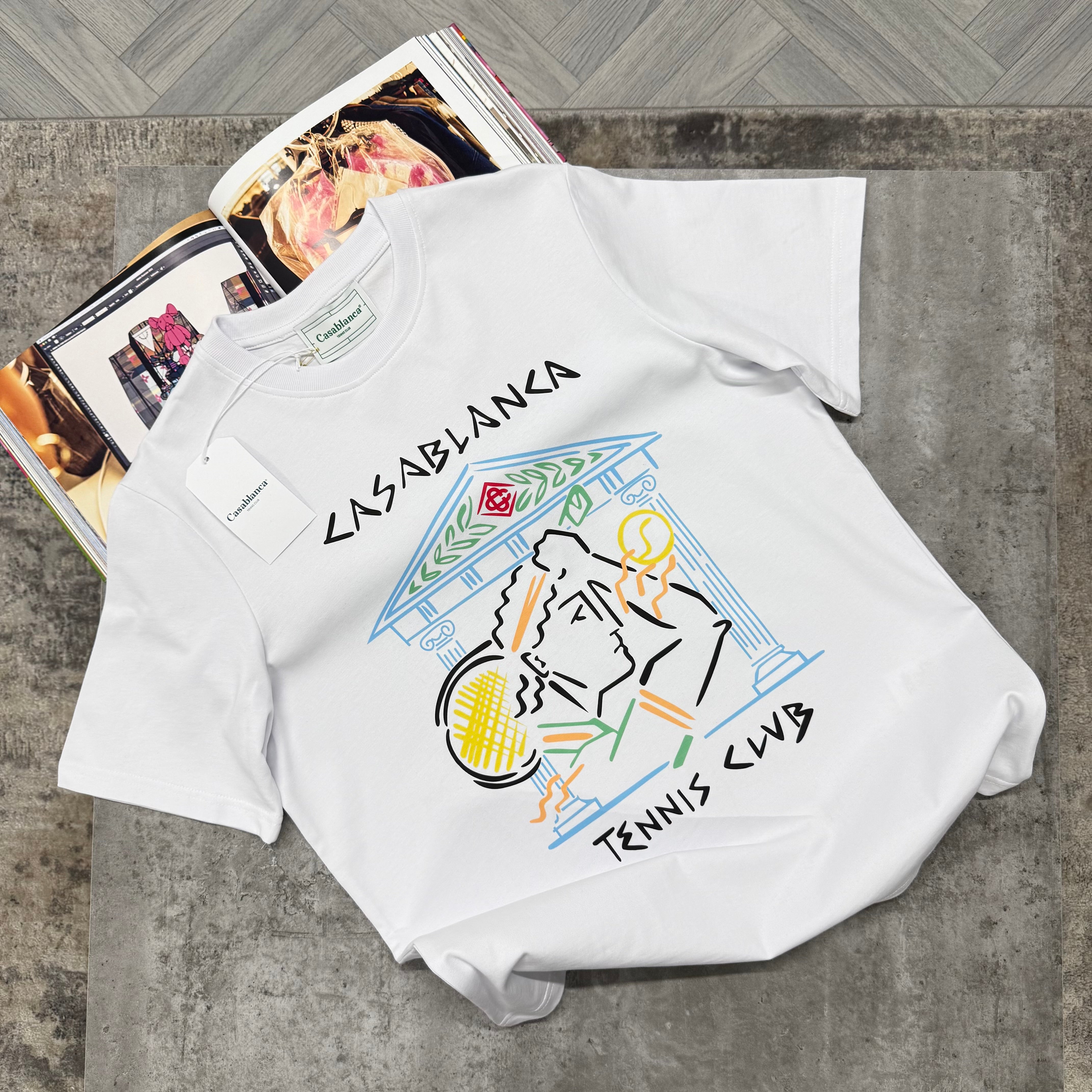 CB TEMPLE T SHIRT - WHITE