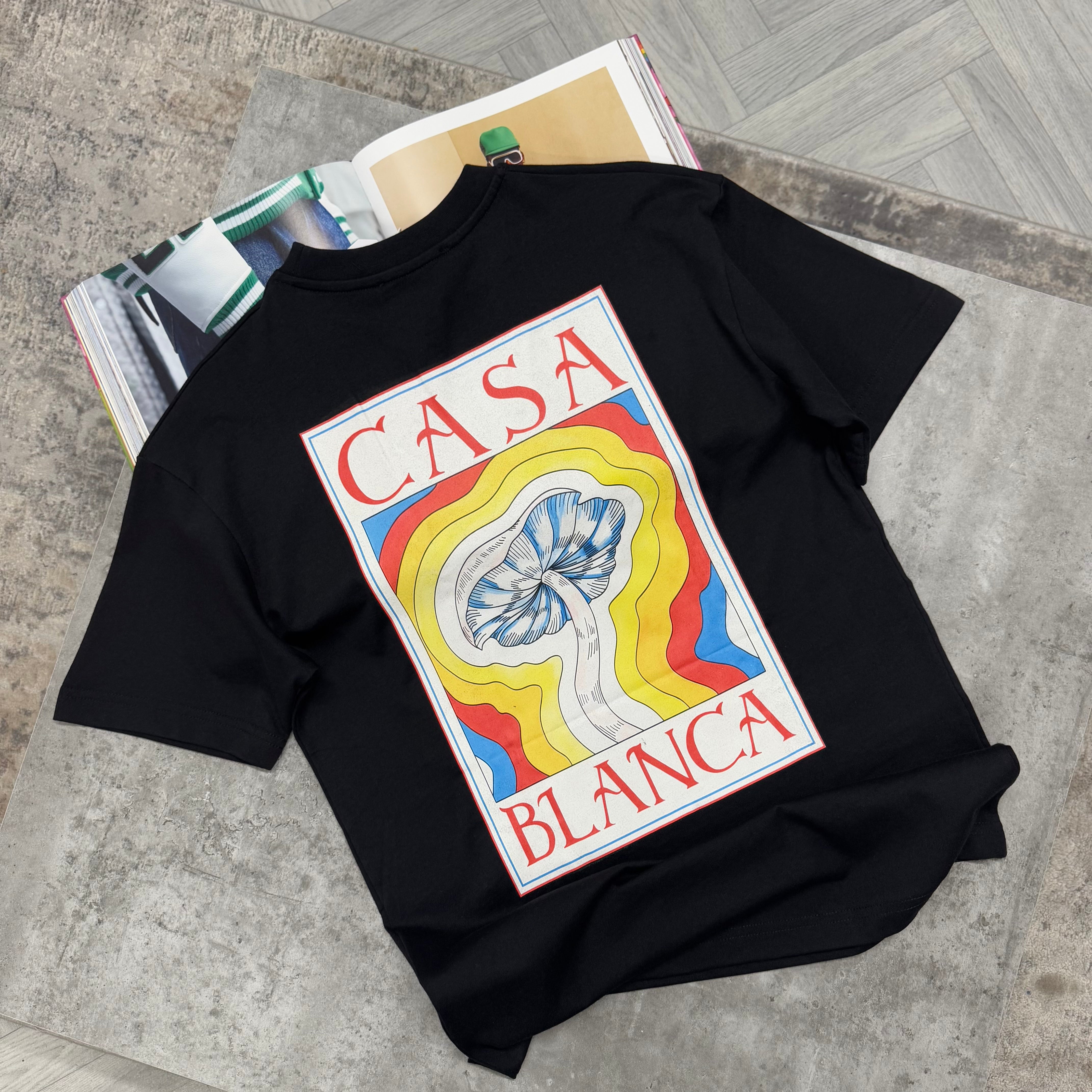 CB MUSHROOM T SHIRT - BLACK