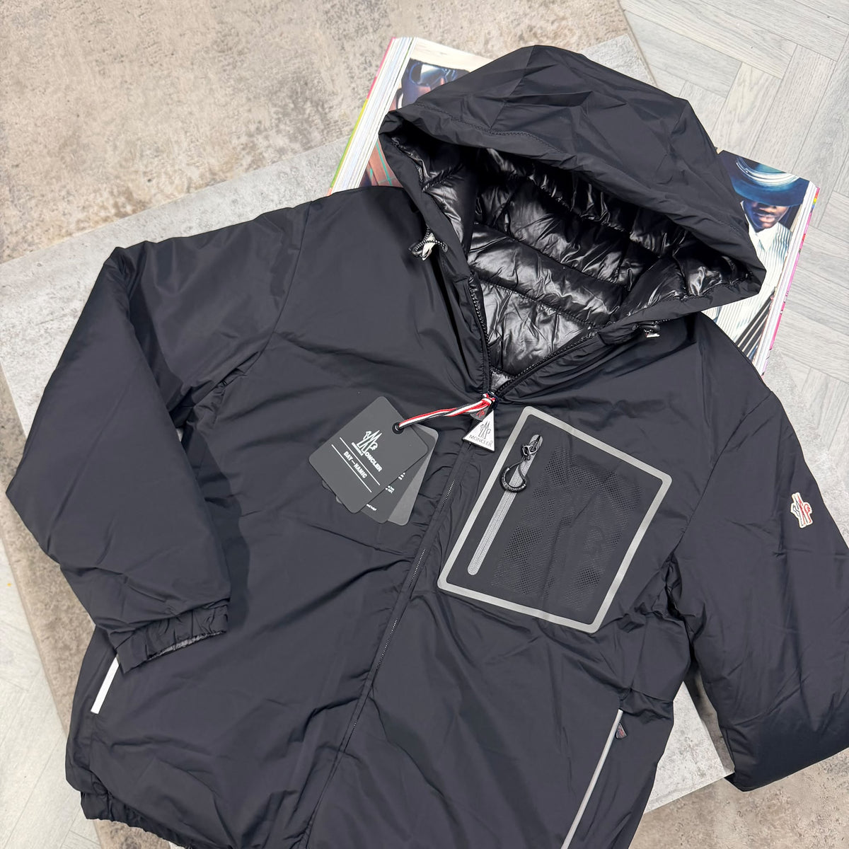 MNCLR BERGUN REVERSIBLE COAT - BLACK