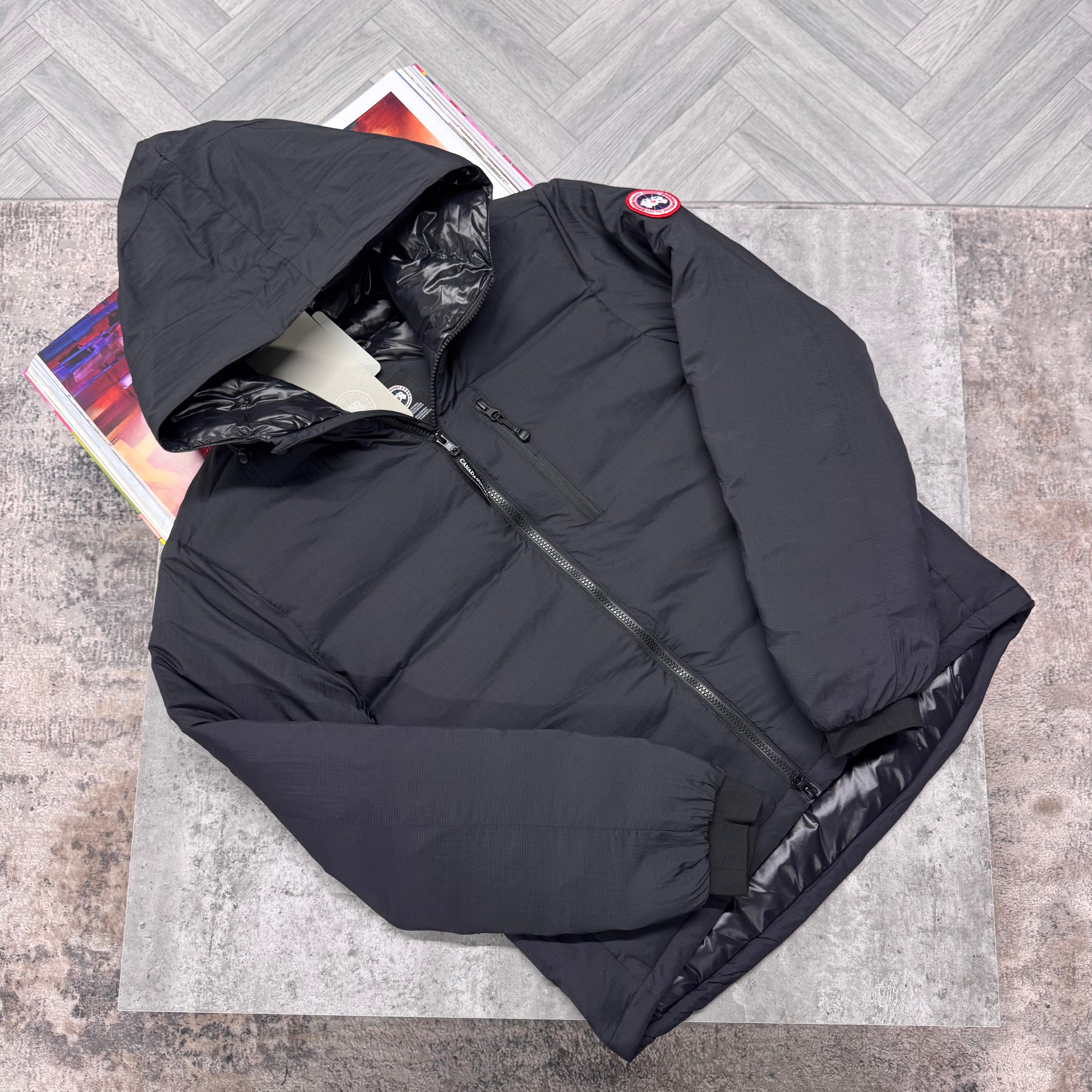 CG LODGE COAT - BLACK