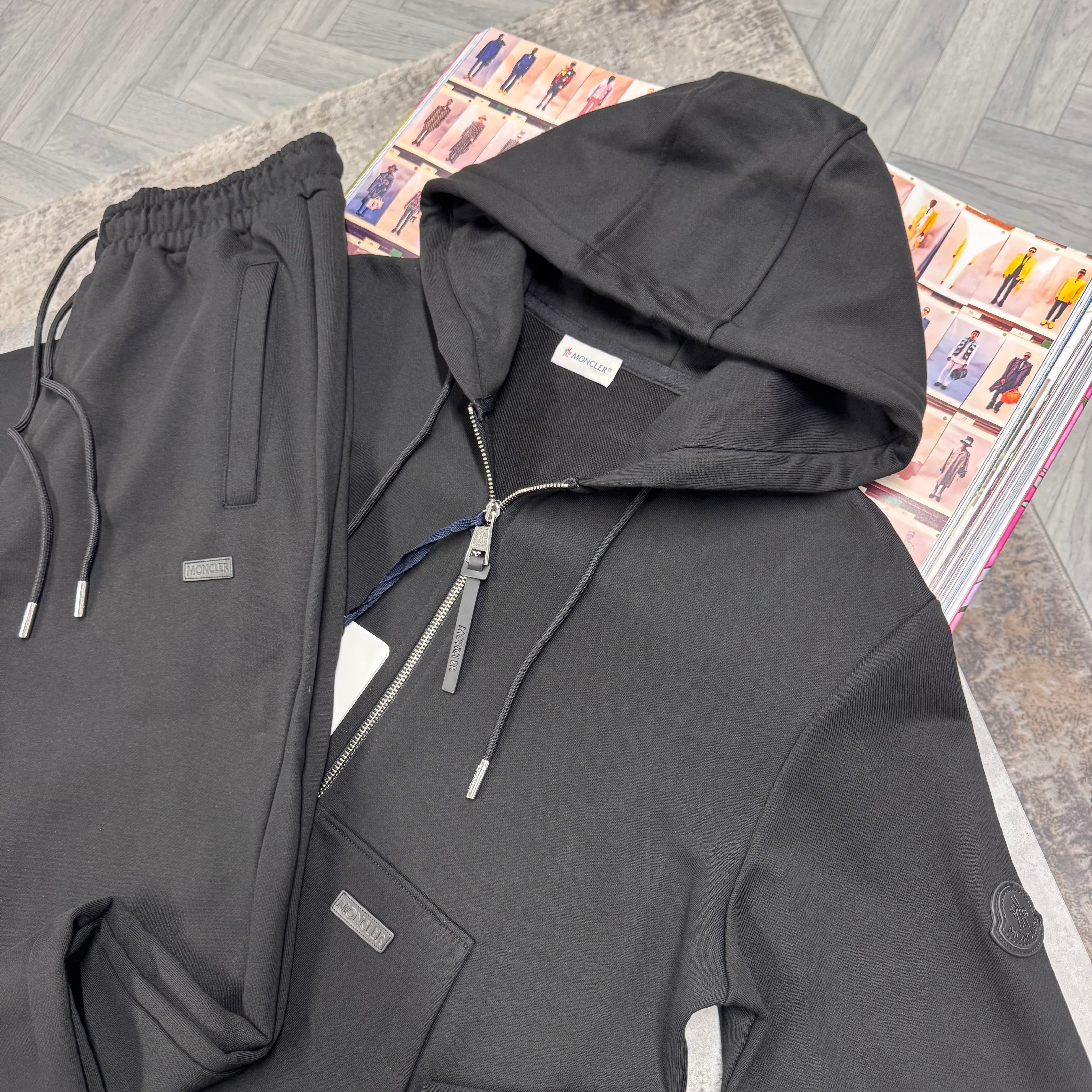 MNCLR FULL ZIP TRACKSUIT - BLACK