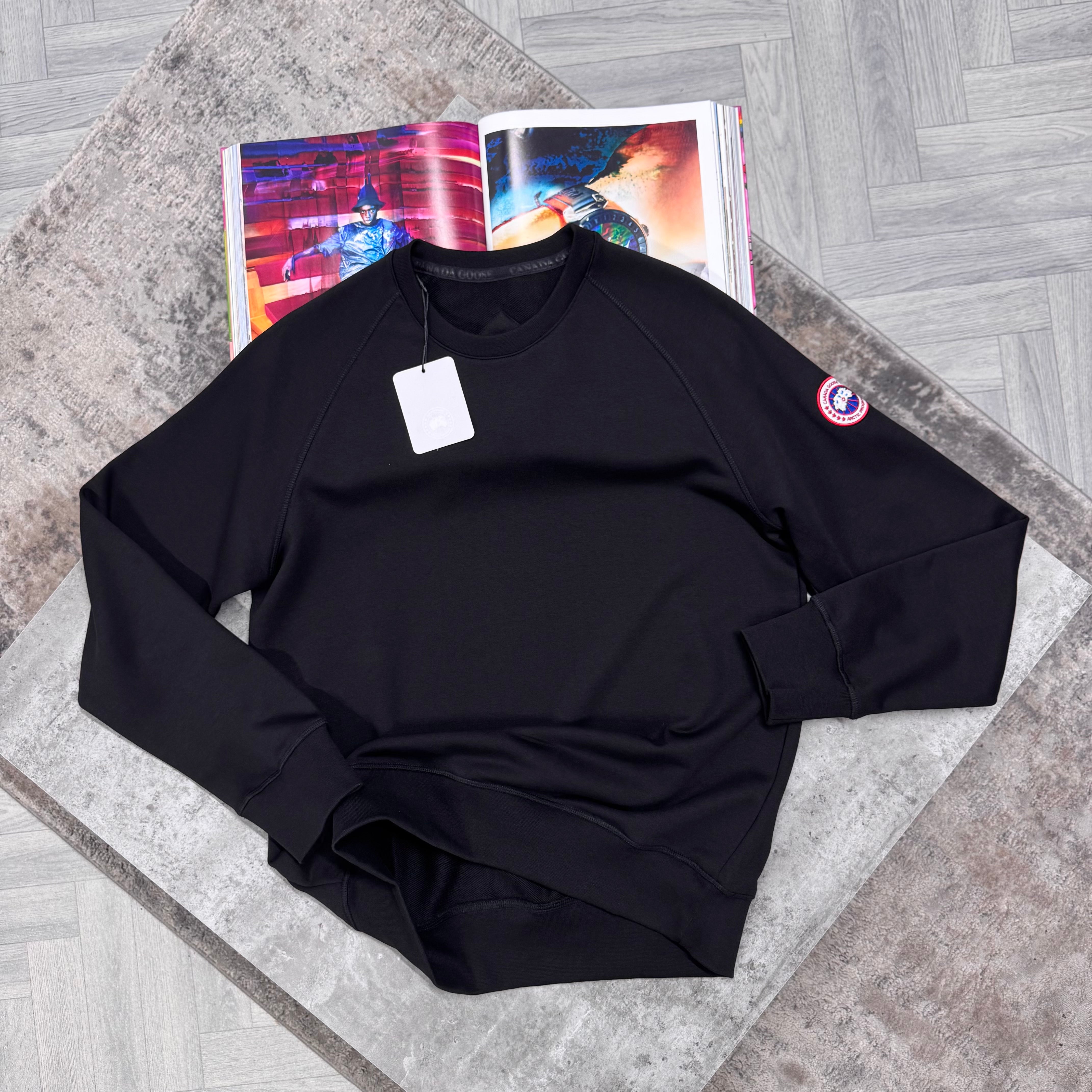 CG CREWNECK JUMPER - BLACK