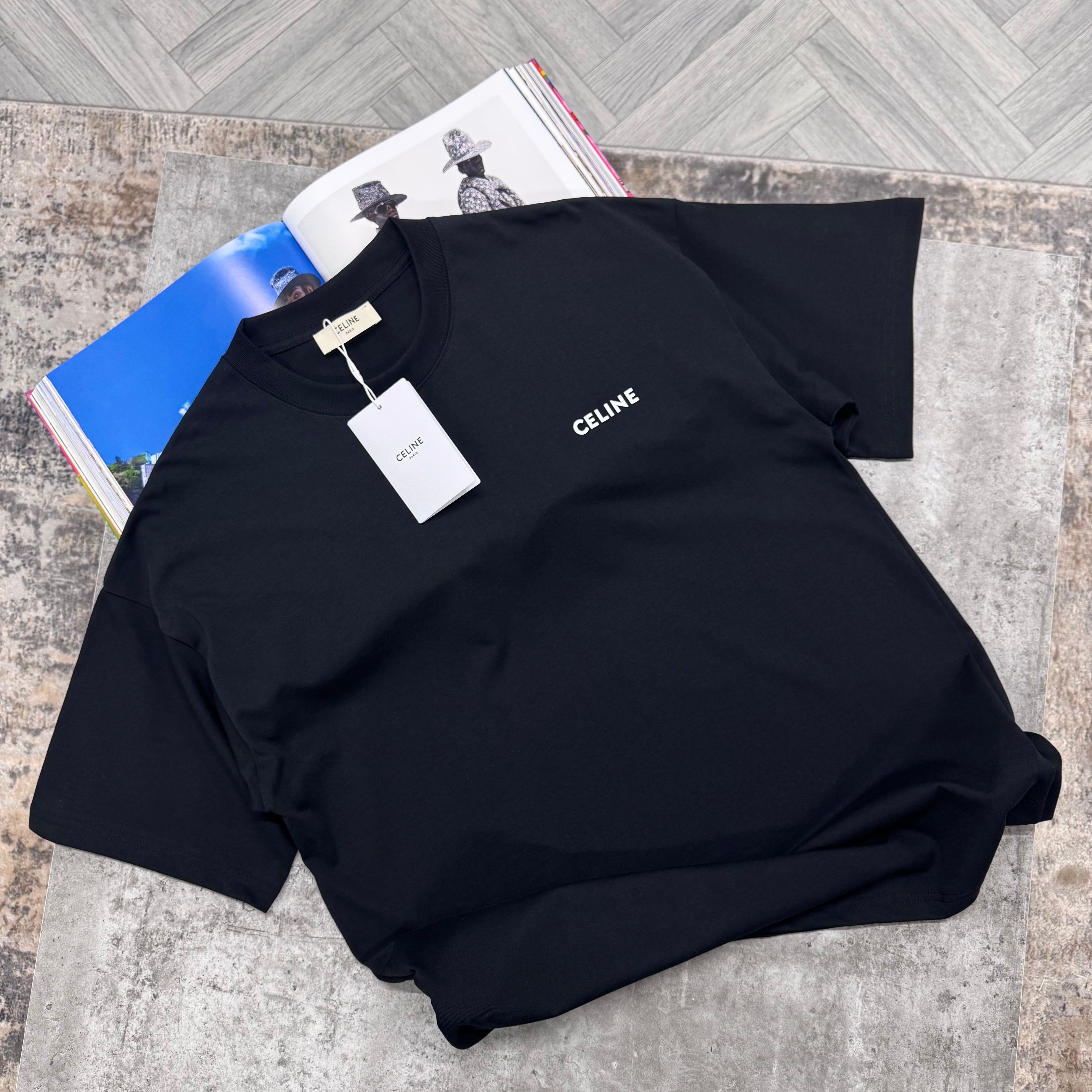 CLNE LOGO T SHIRT - BLACK