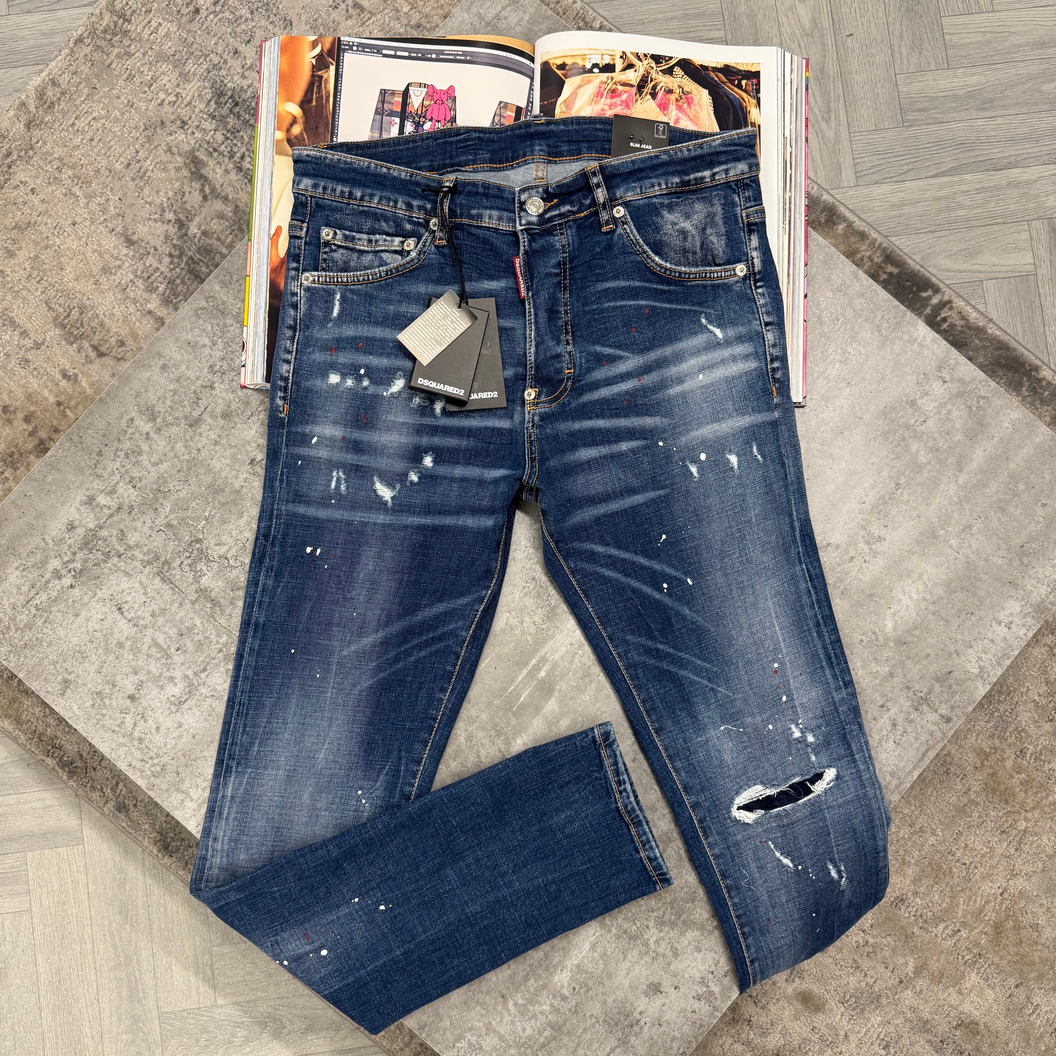 DSQ JEANS - BLUE