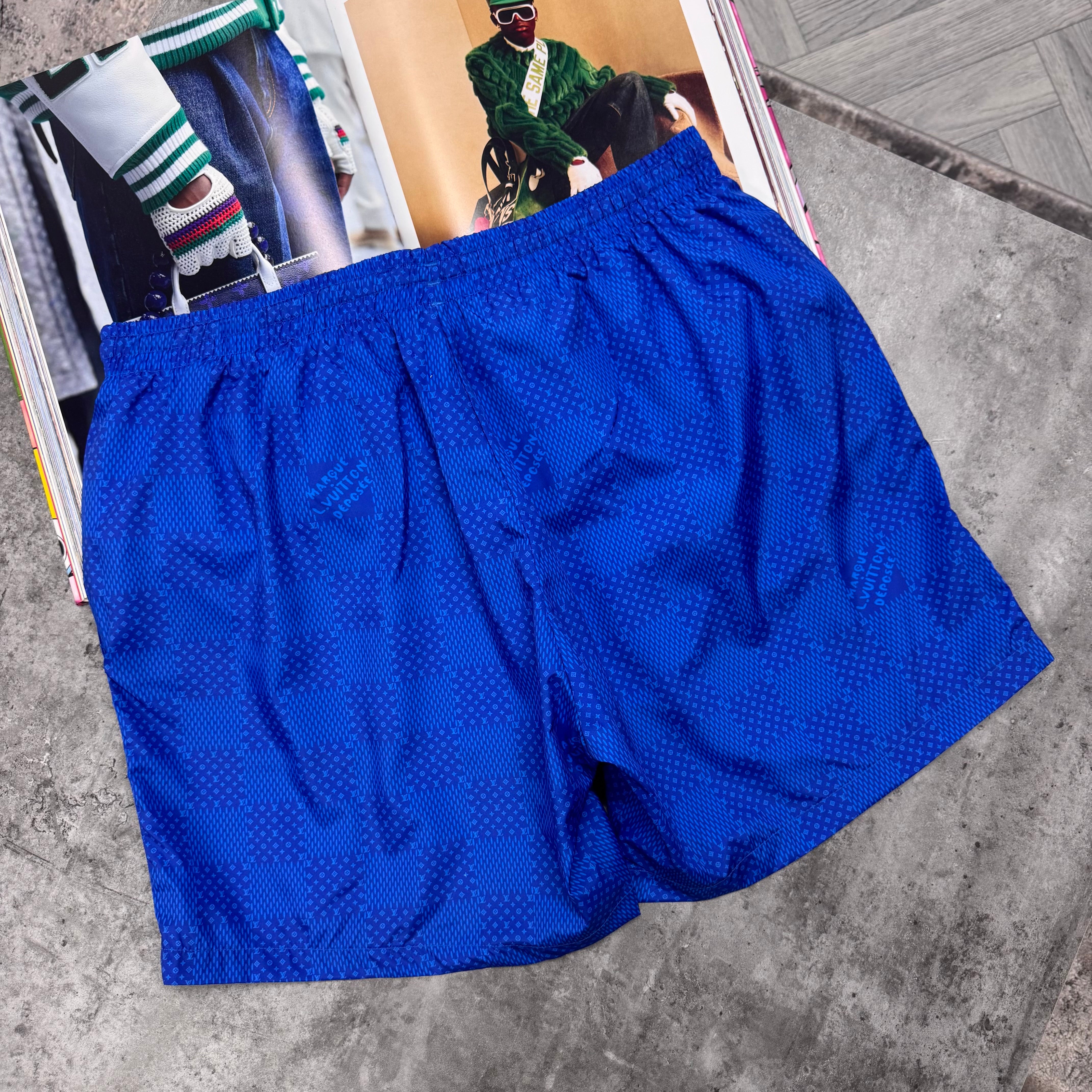 LVE DAMIER SWIMS - ROYAL BLUE