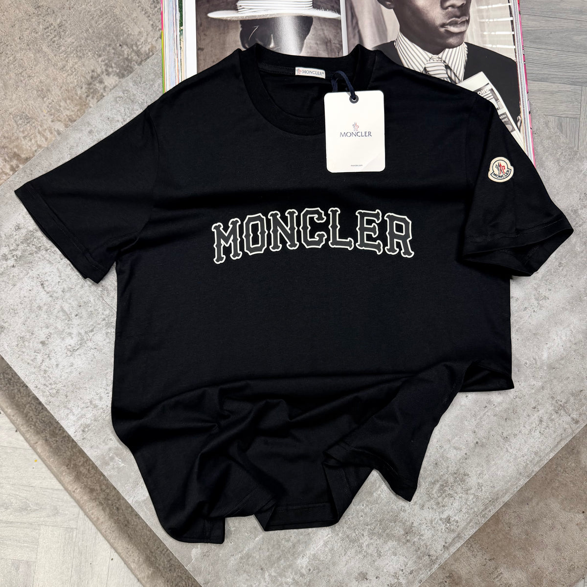 MNCLR LOGO T SHIRT - BLACK