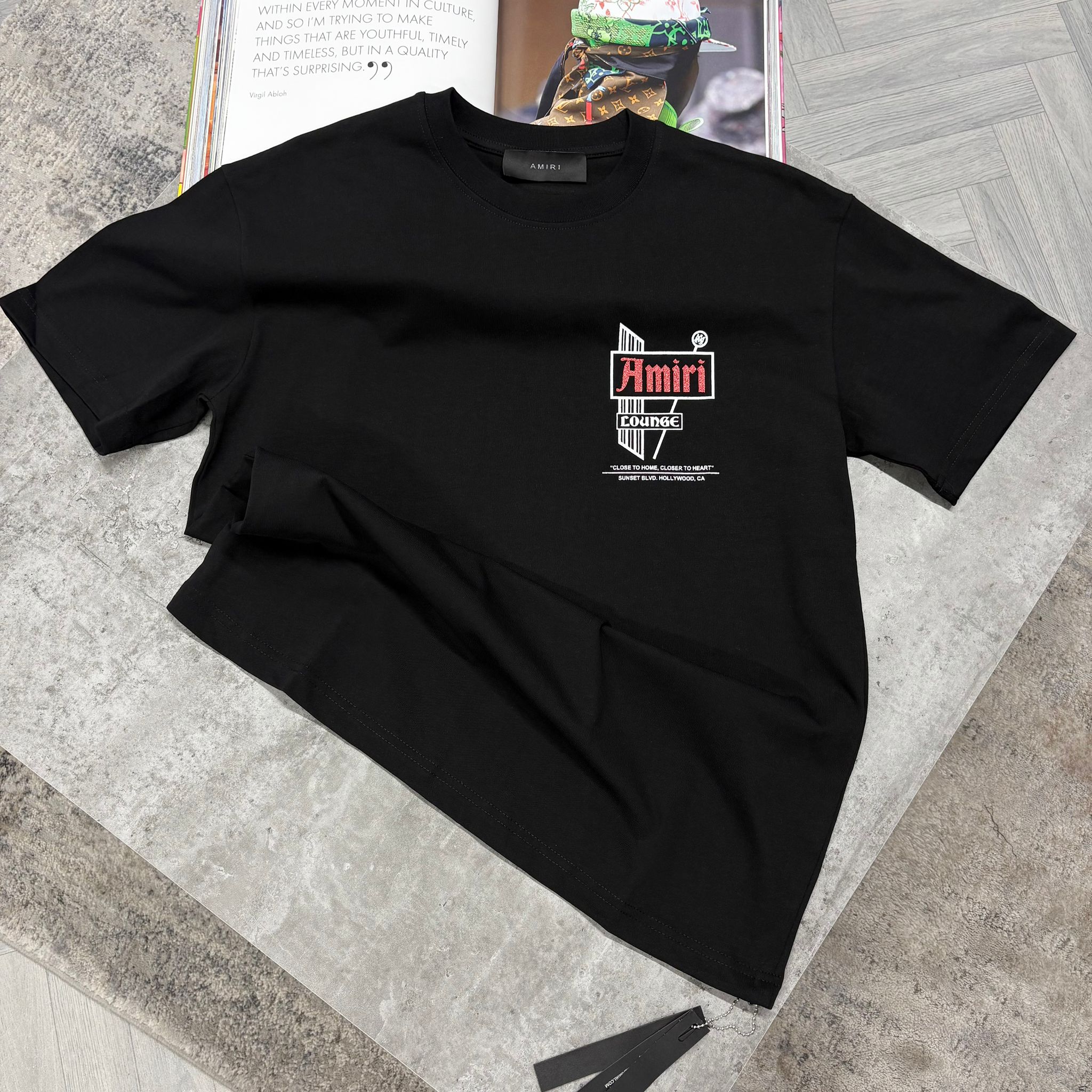 AM T SHIRT - BLACK